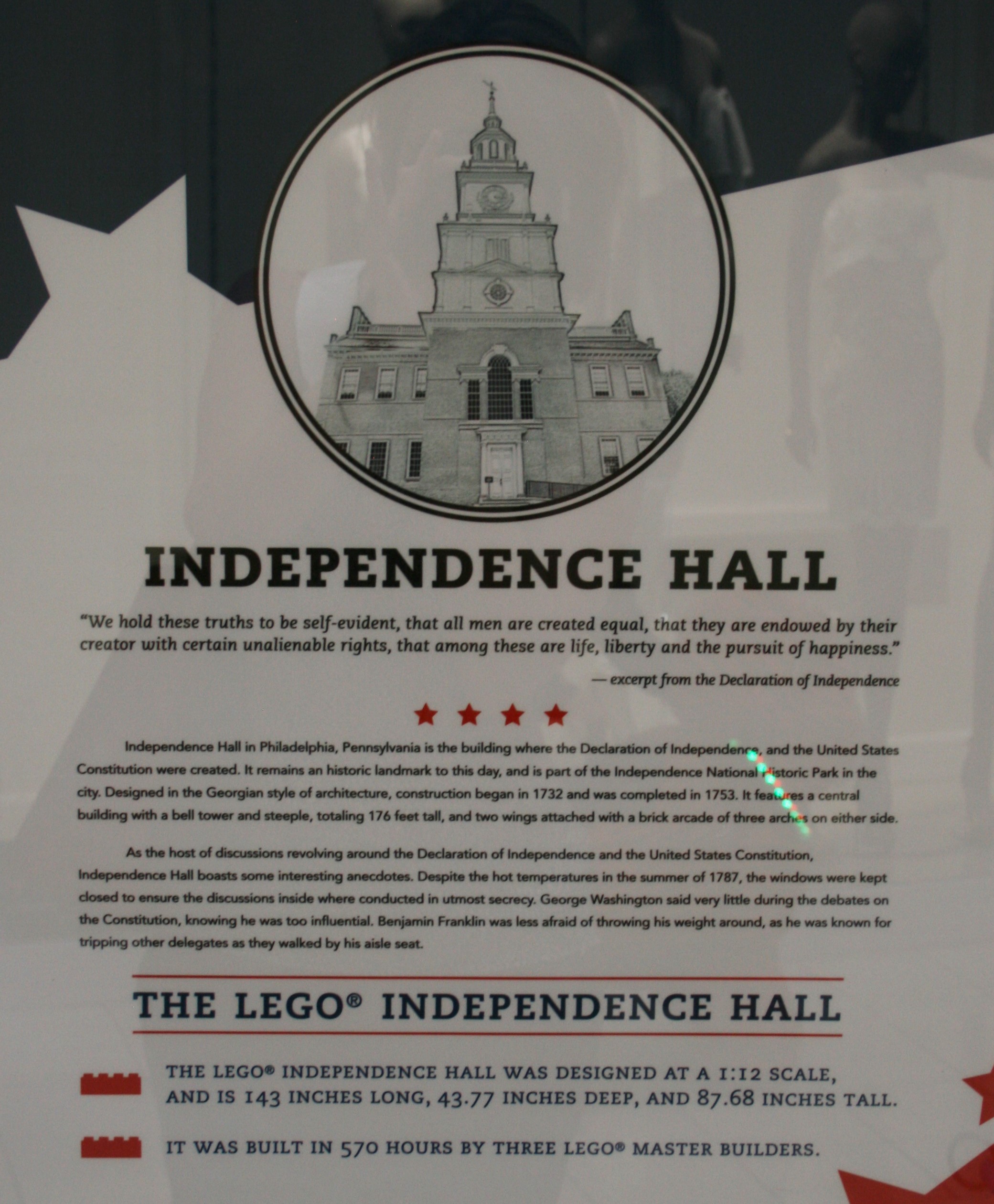 Independence Hall Writing