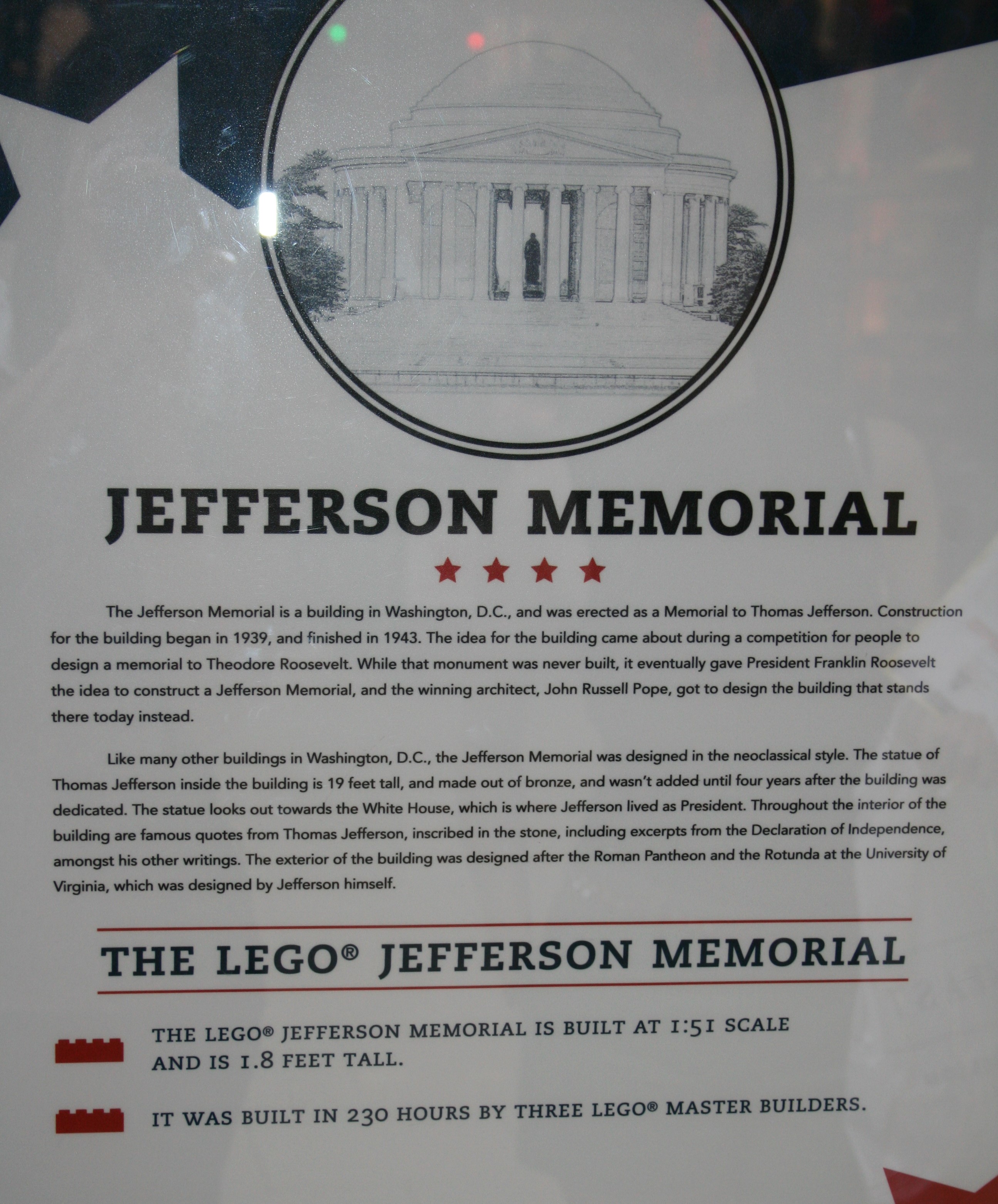 Jefferson Memorial Writing