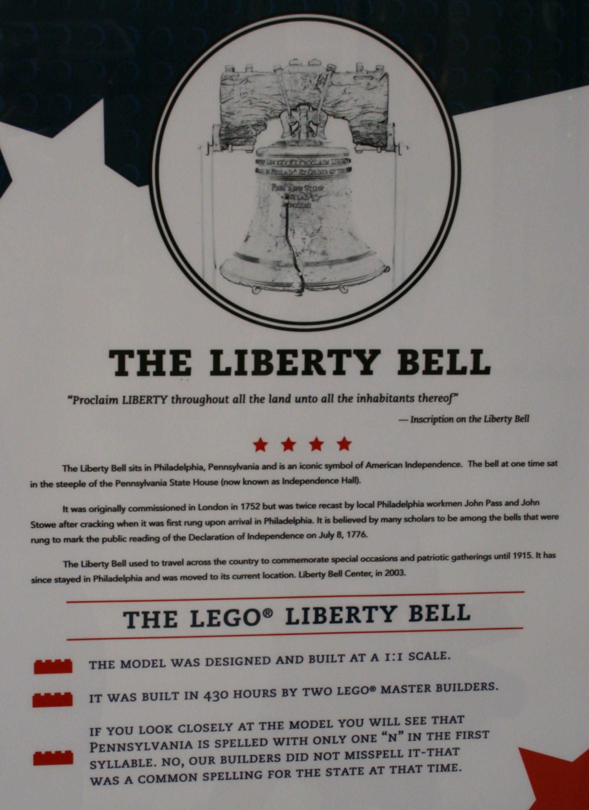 Liberty Bell Writing