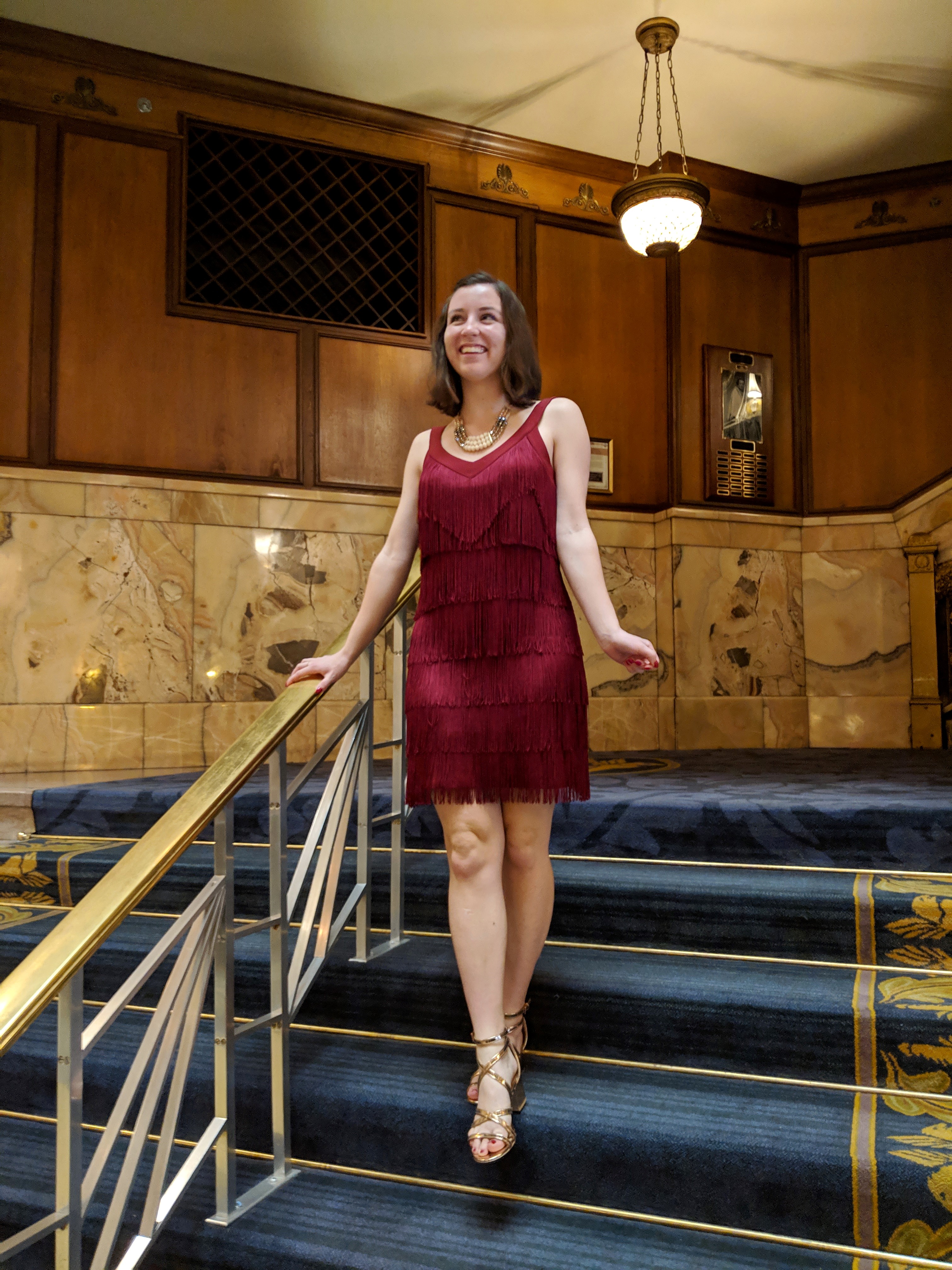 dressed up fancy for afternoon tea