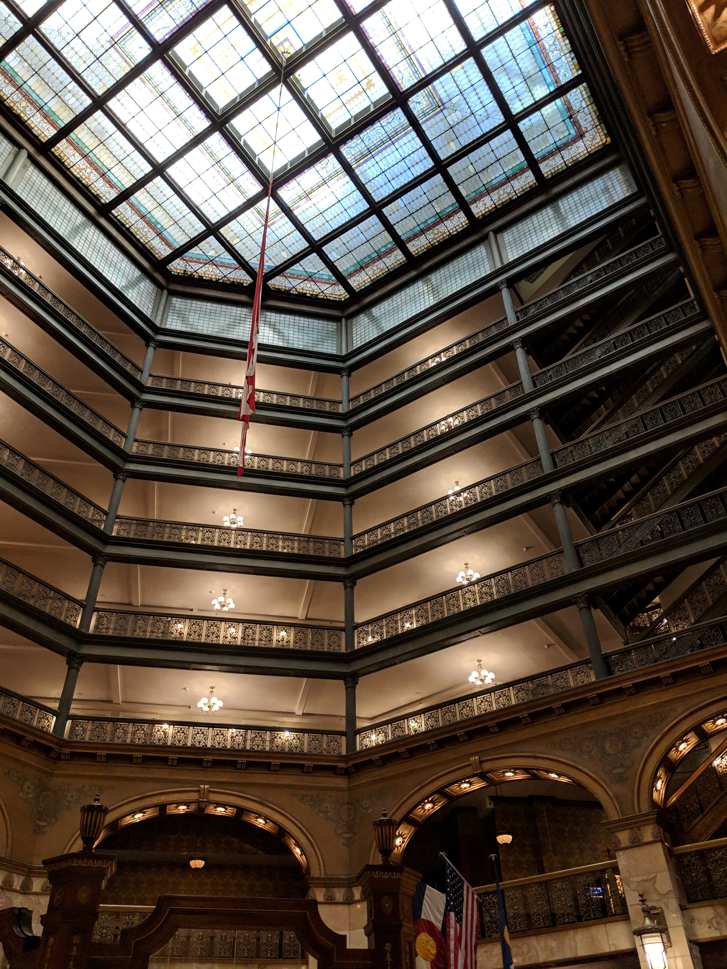 old Denver hotel lobby