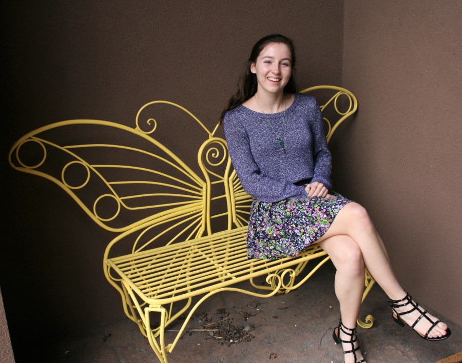purple sparkly sweater
