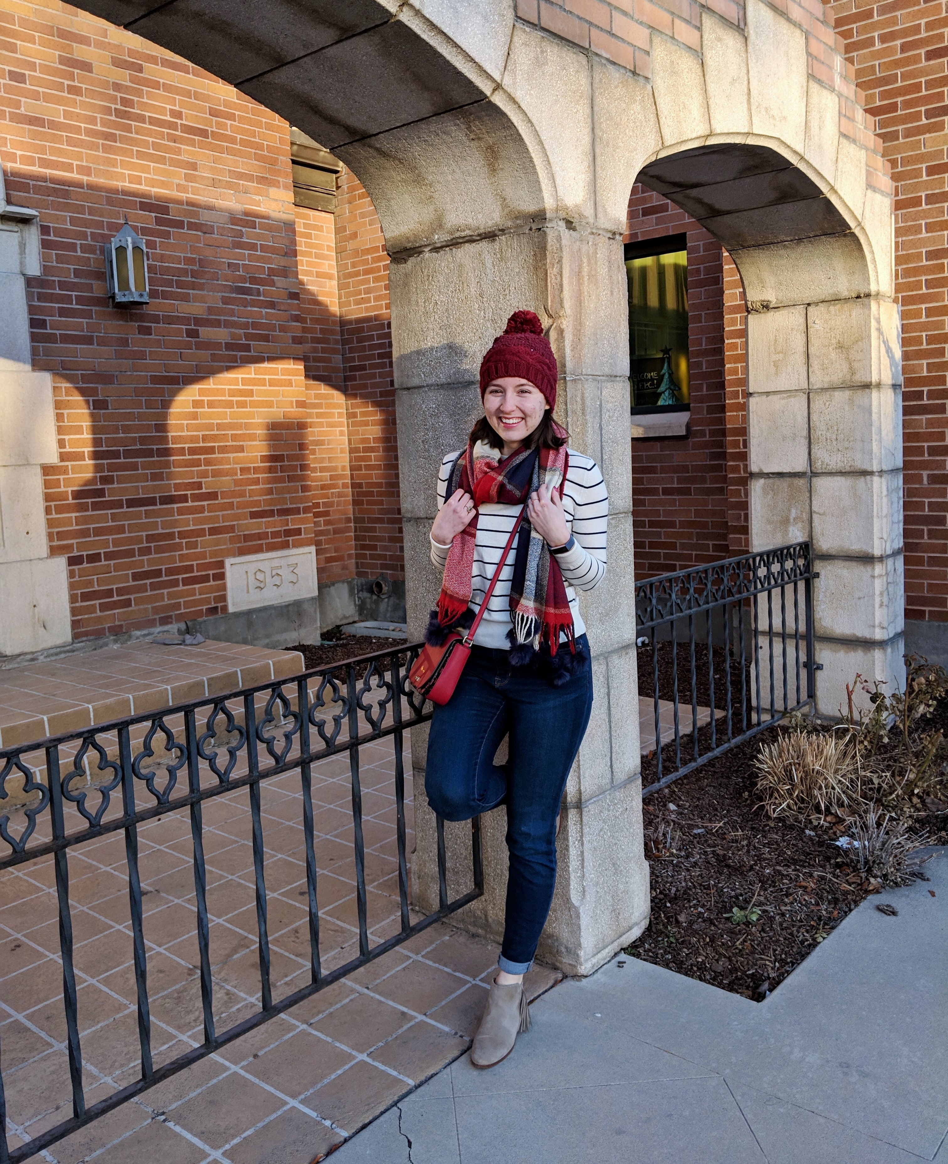 pattern mixing winter fashion