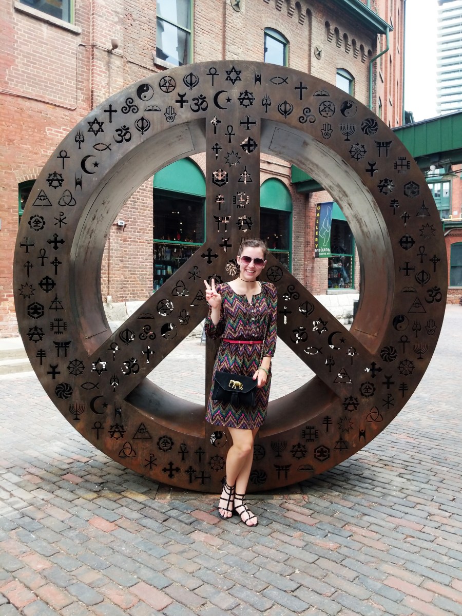 brown patterned dress from Charming Charlie