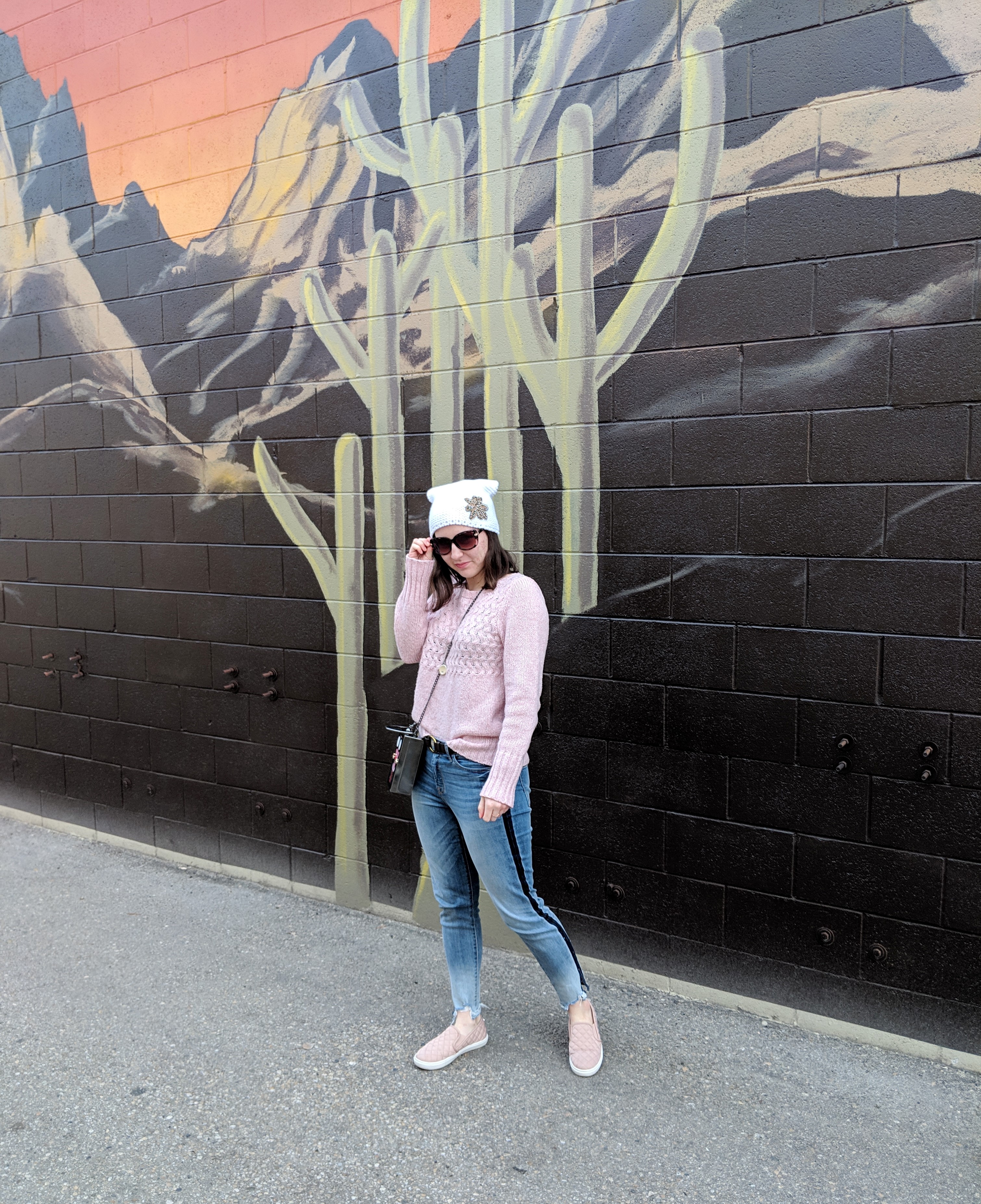 trendy tuxedo stripe jeans