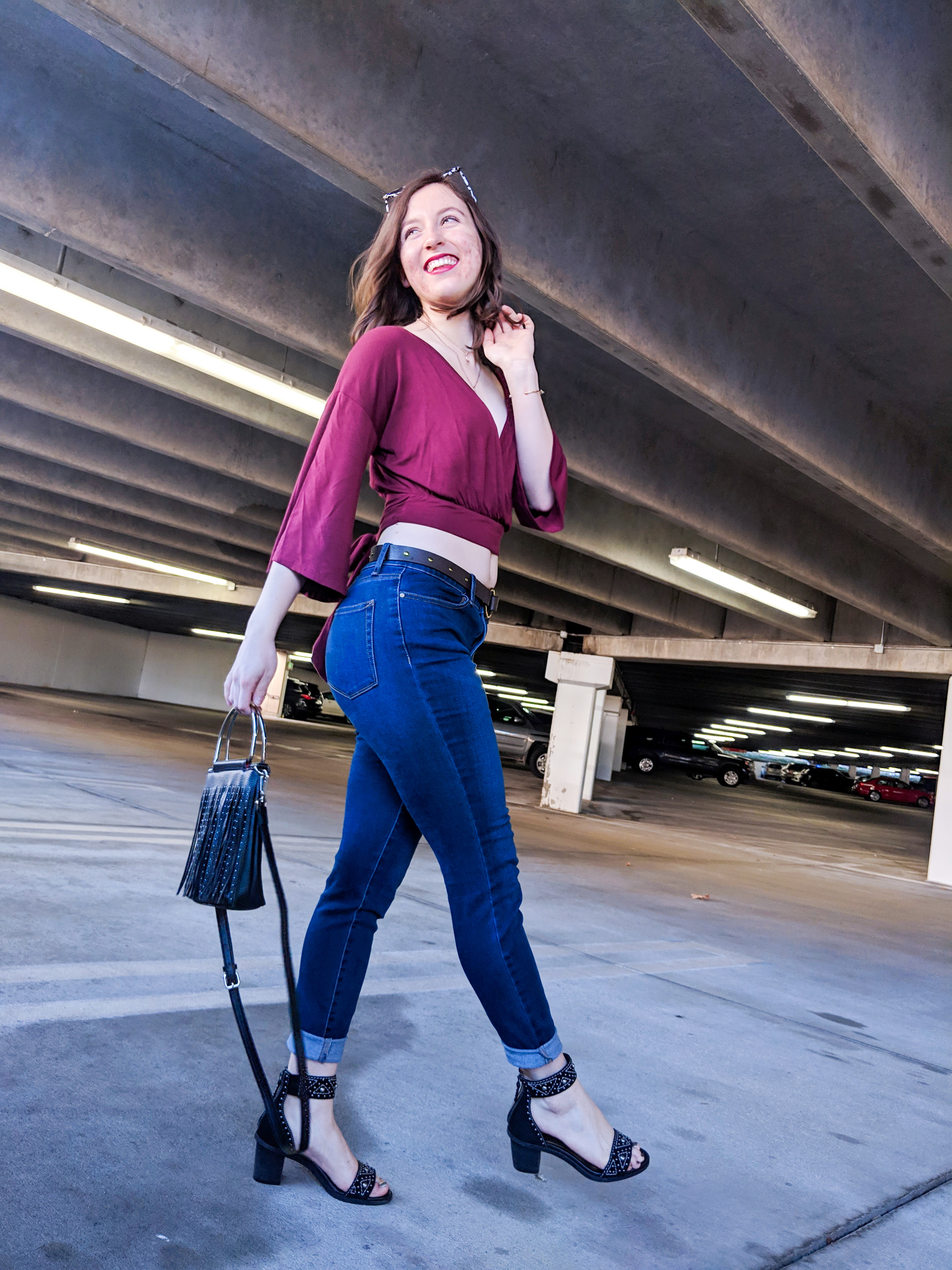 edgy Valentine's Day outfit