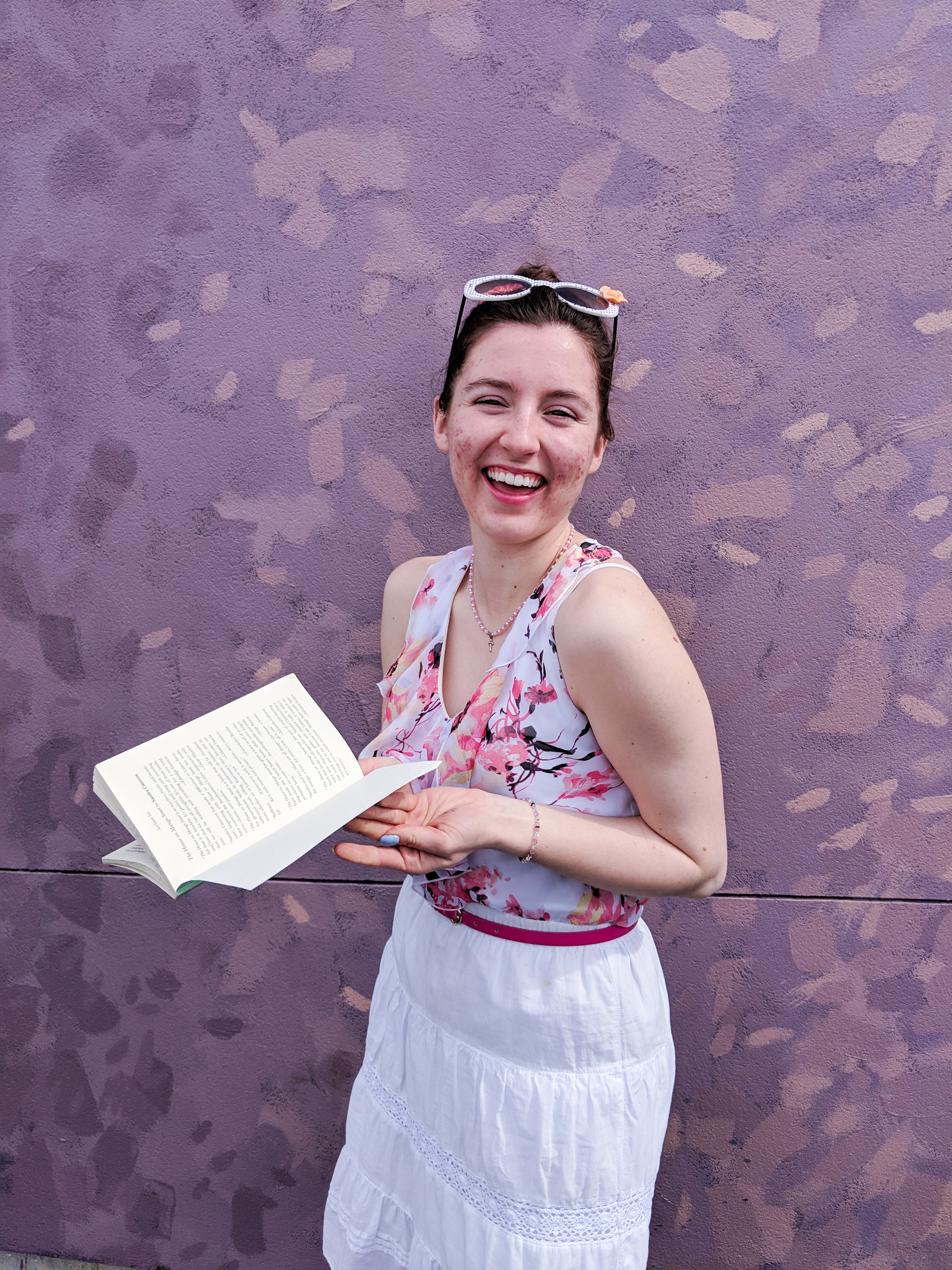 floral ruffle blouse from Kohl's