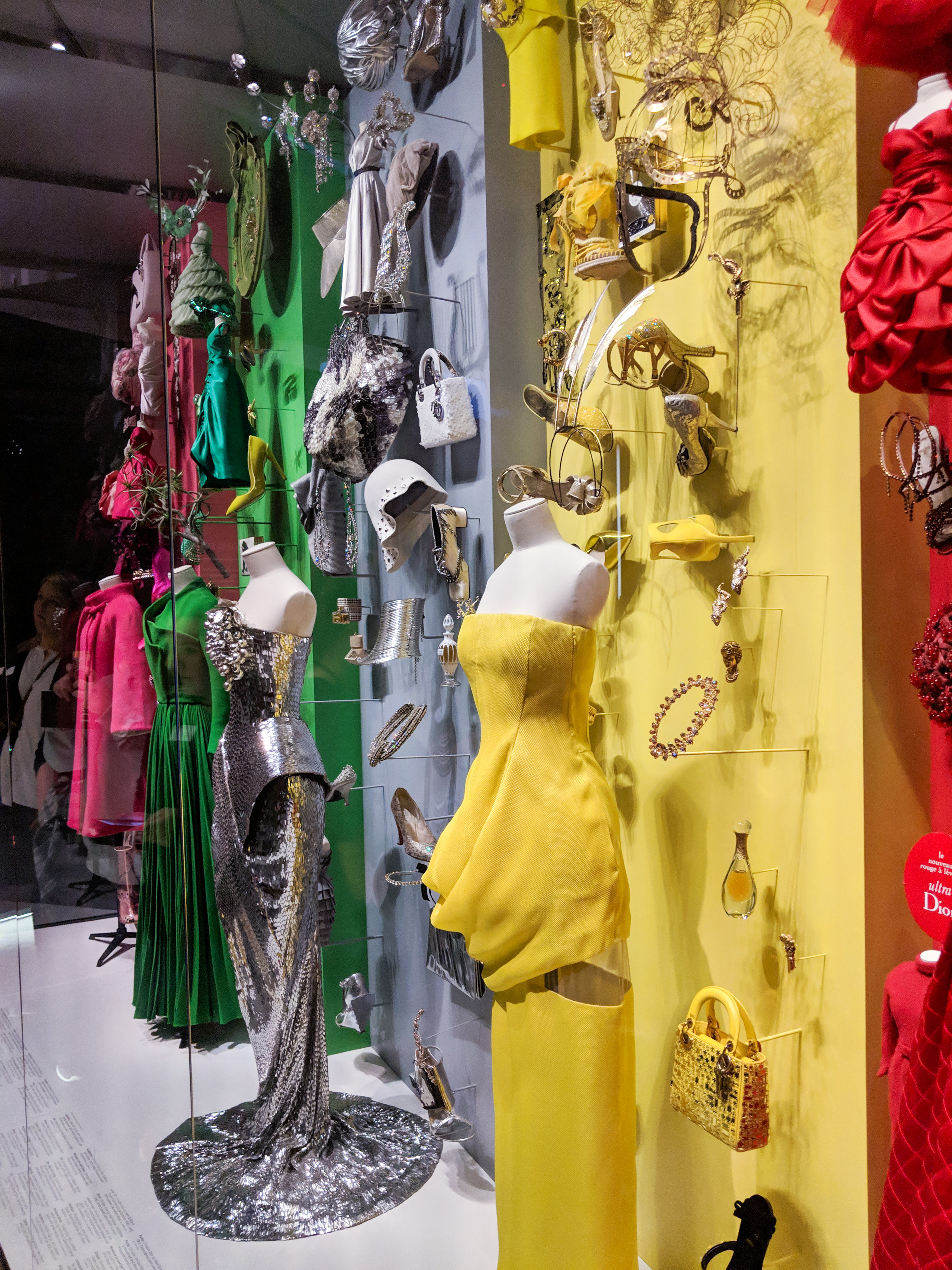 Dior color and accessory wall