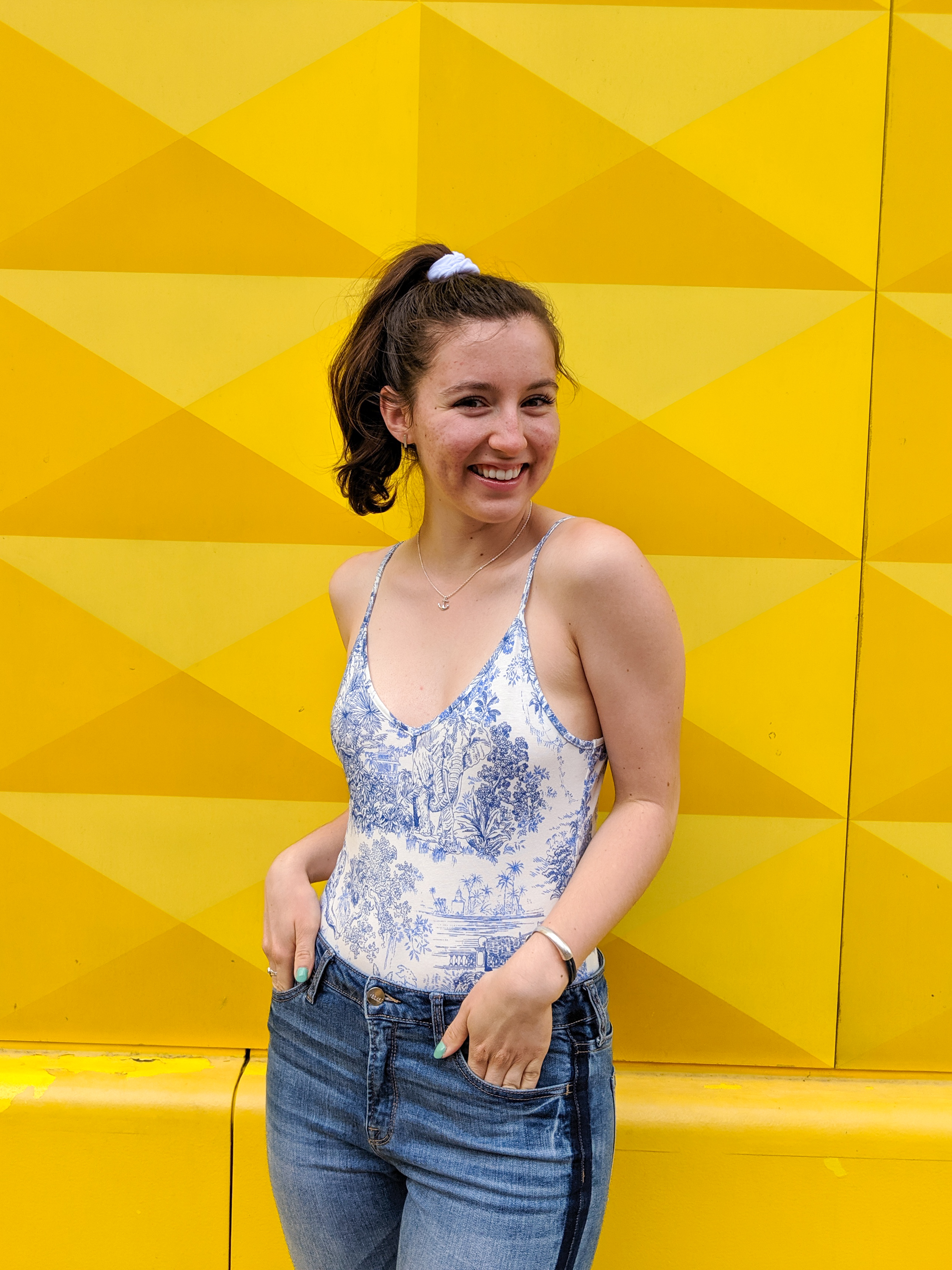 summer wardrobe, H&M bodysuit, Bohme Boutique jeans