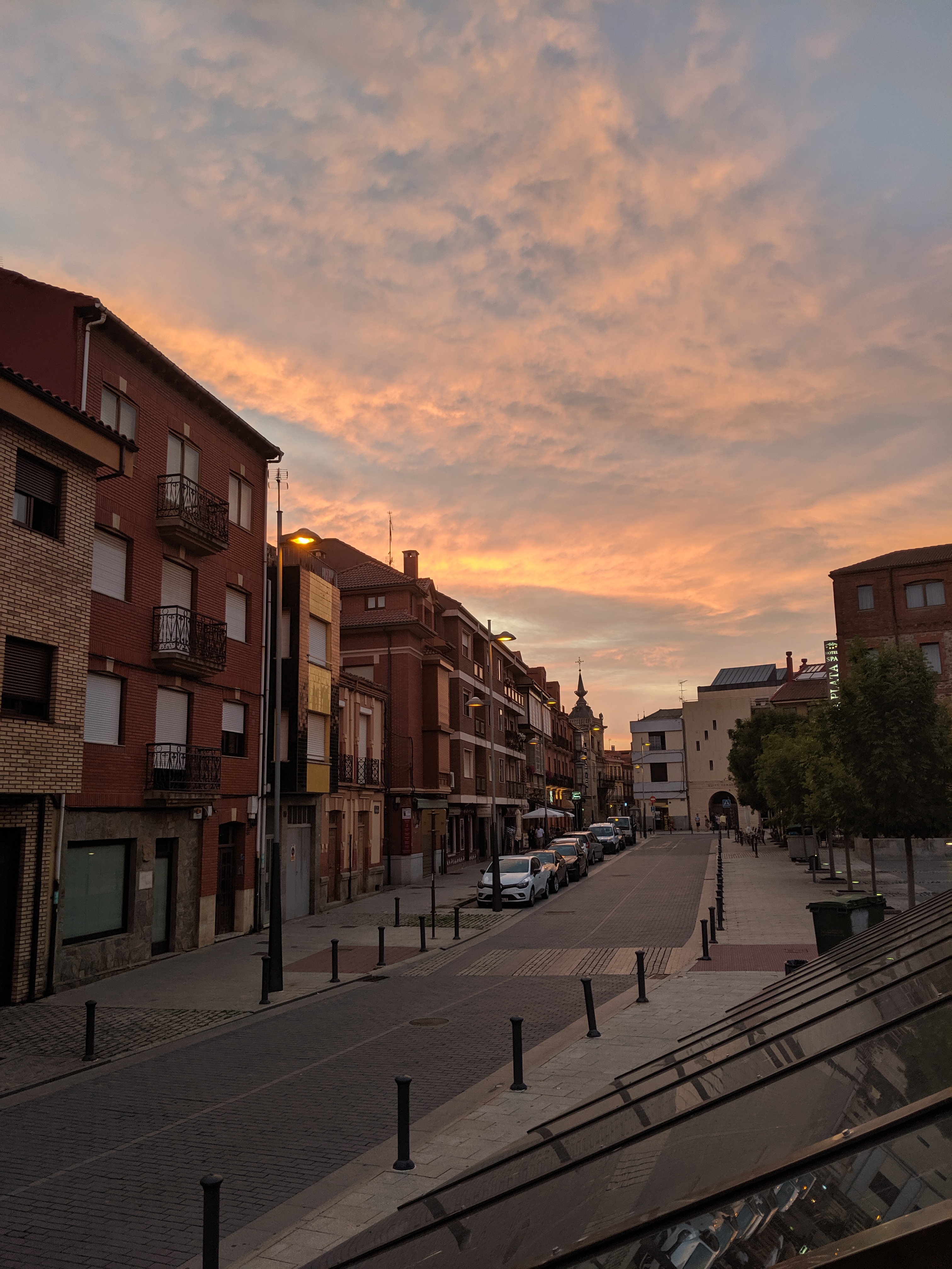 sunsets, Spain, el Camino