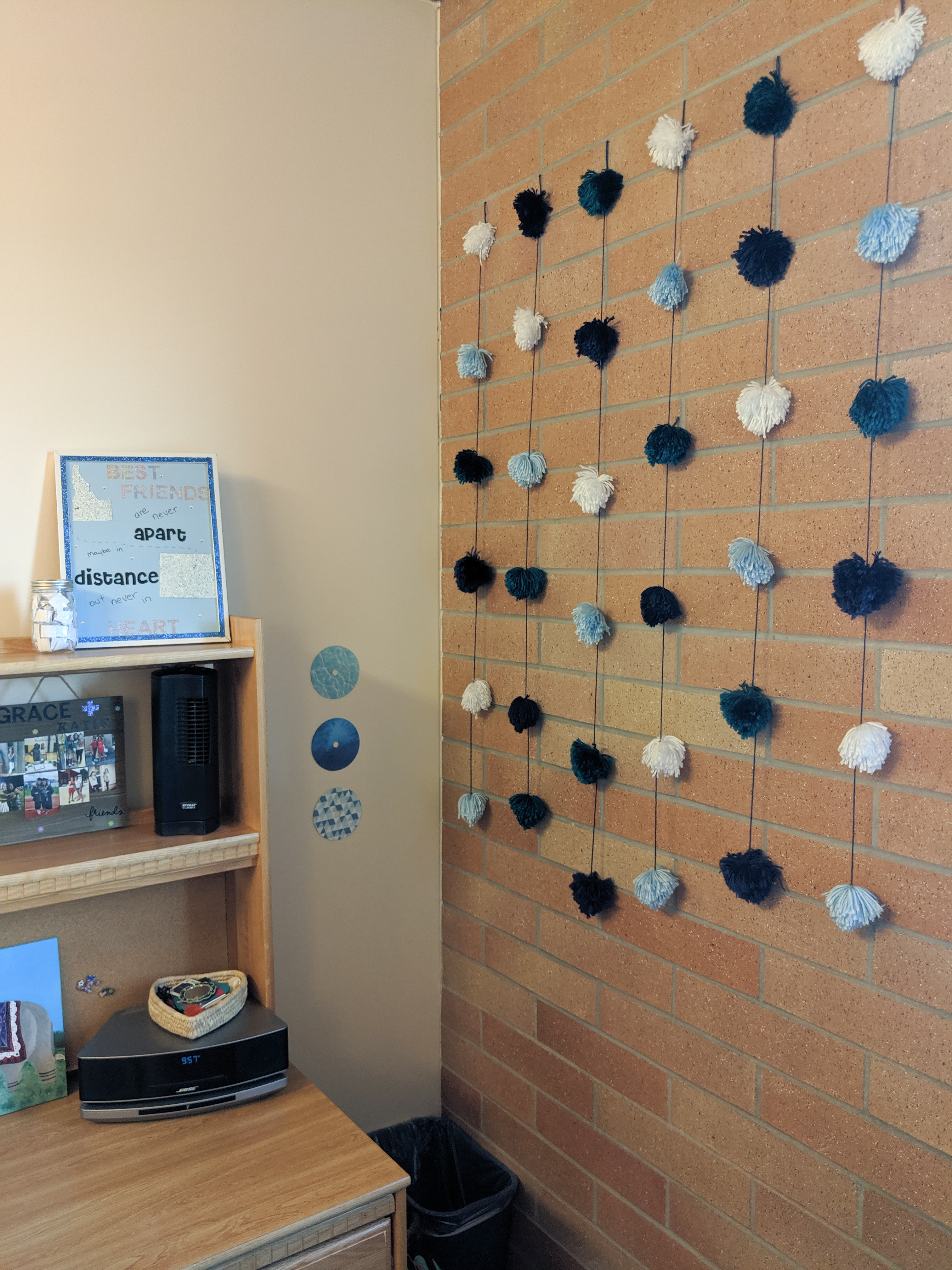 dorm room decorations, hand-made decorations