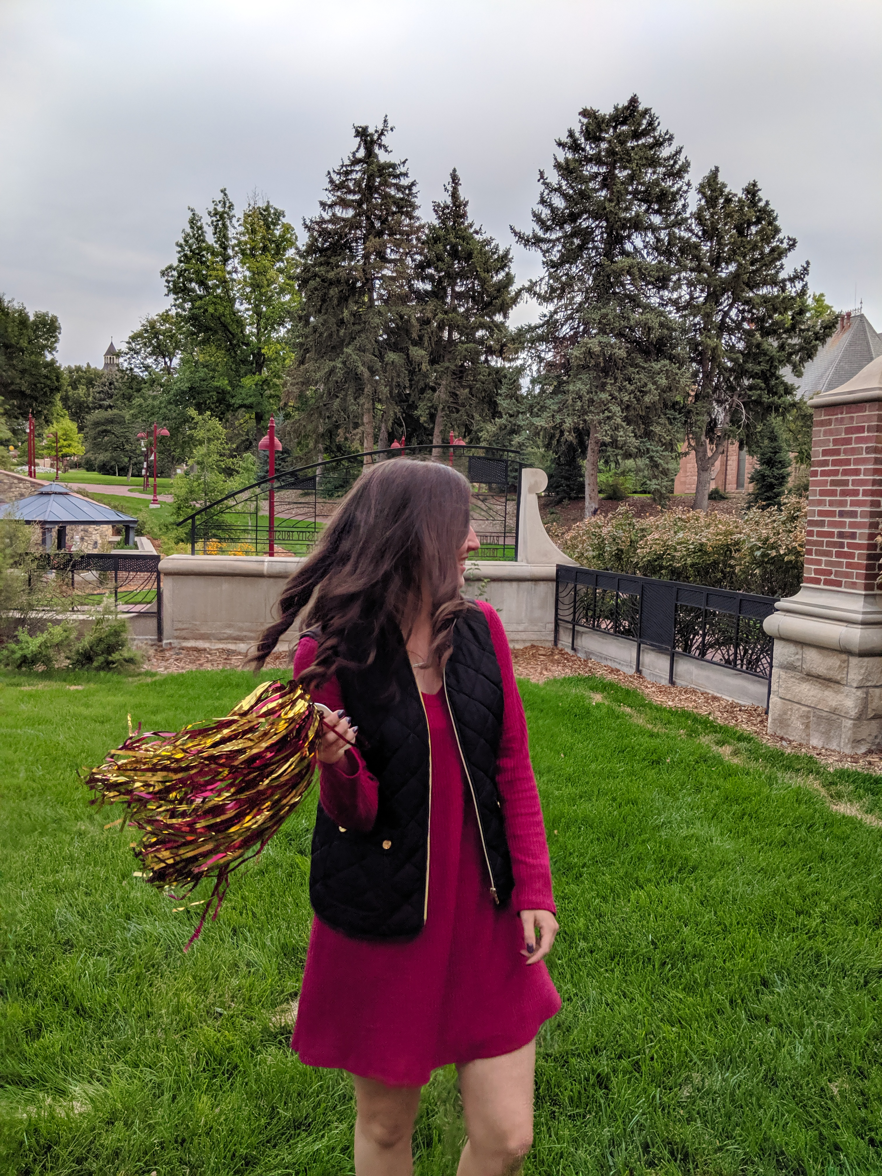 back to school, spirit day, crimson and gold, university of denver