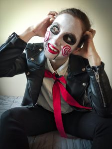 Billy the puppet, Saw costume