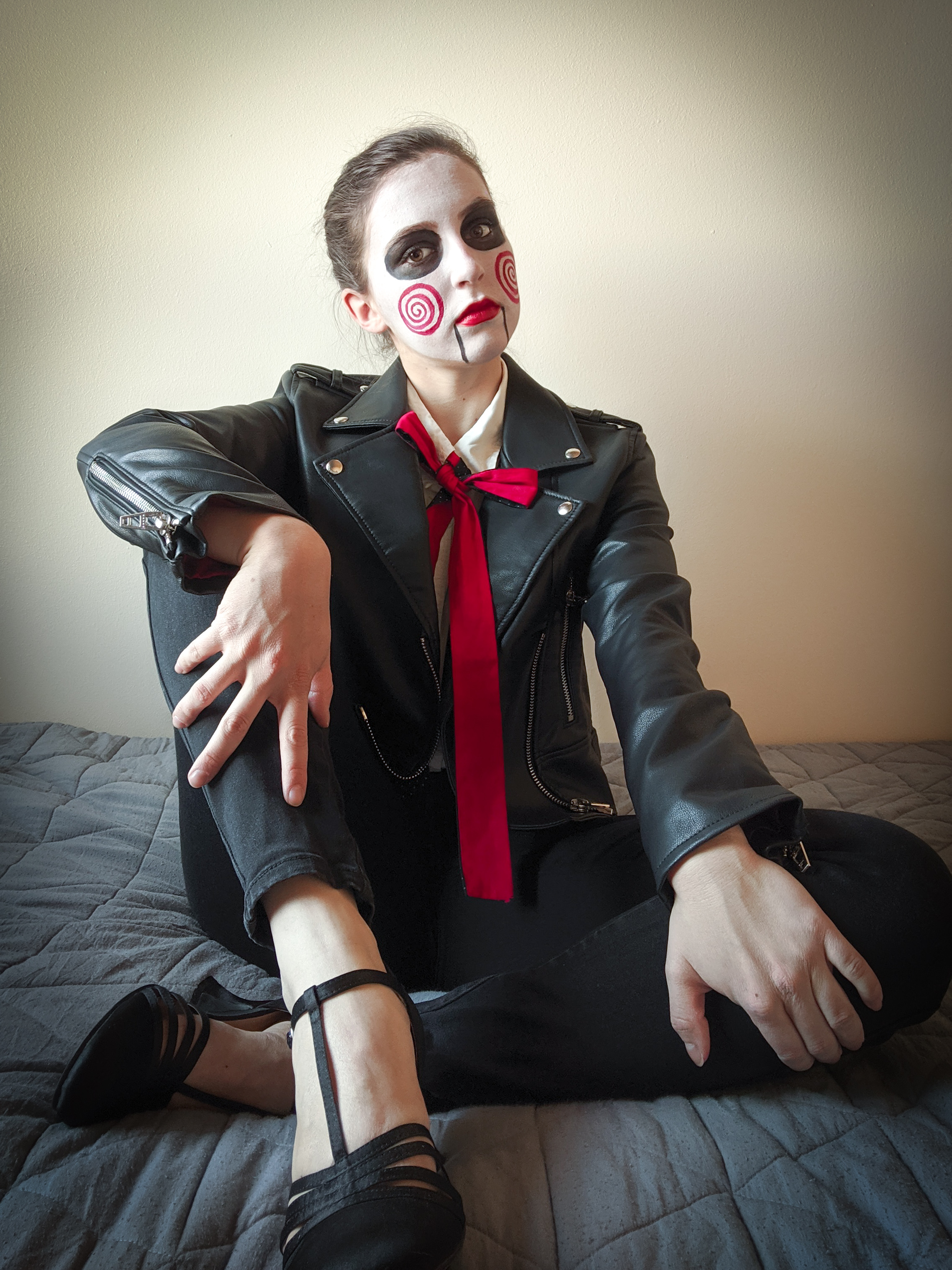 face paint, chic Halloween costume, movie character