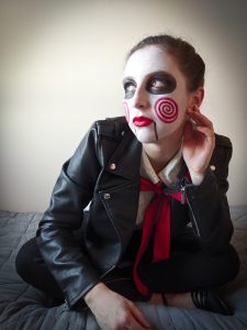 Billy the Puppet costume, creepy Halloween costume