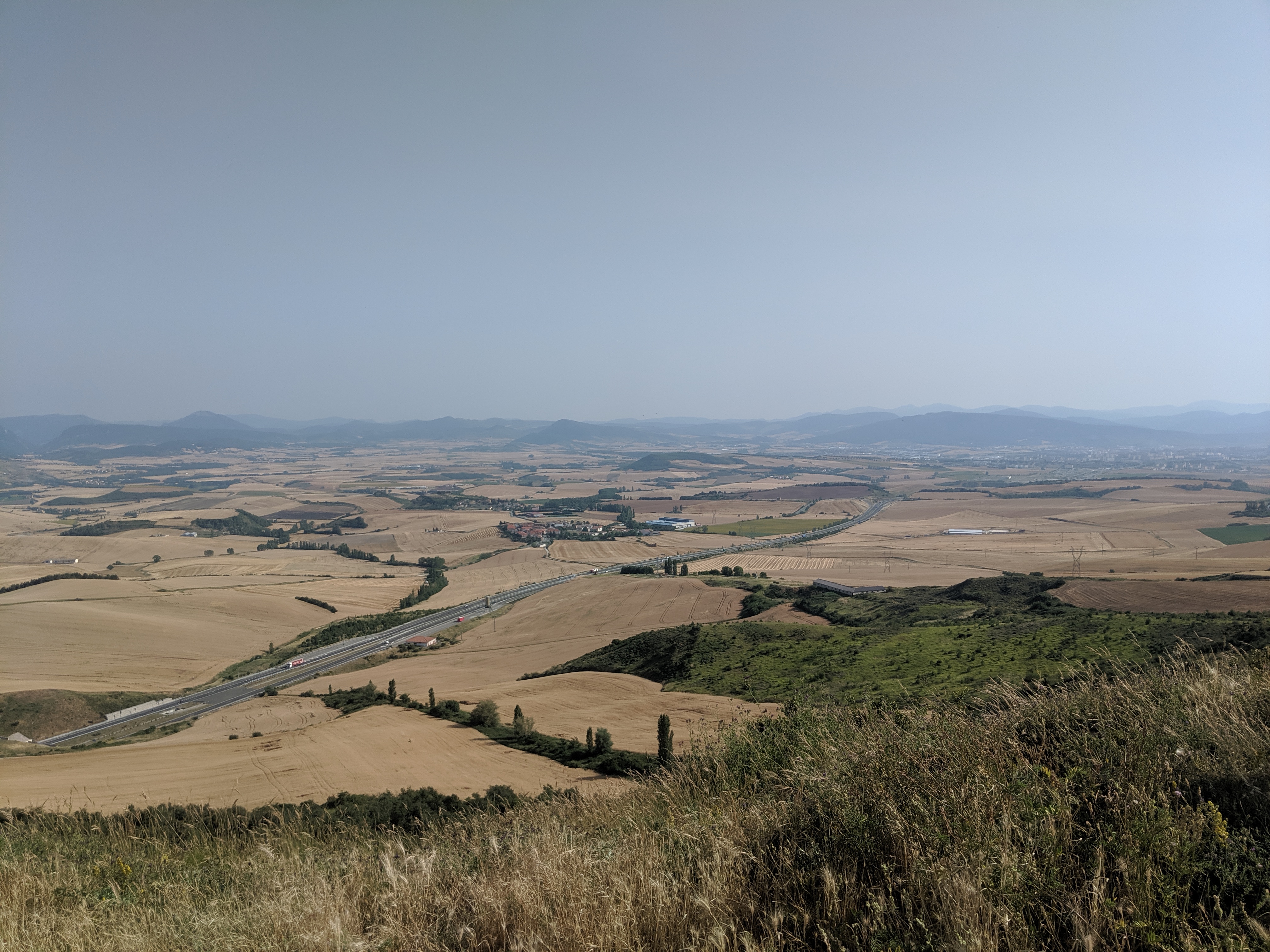Spanish meseta, wheat fields, hiking, Spanish countryside, Camino Frances