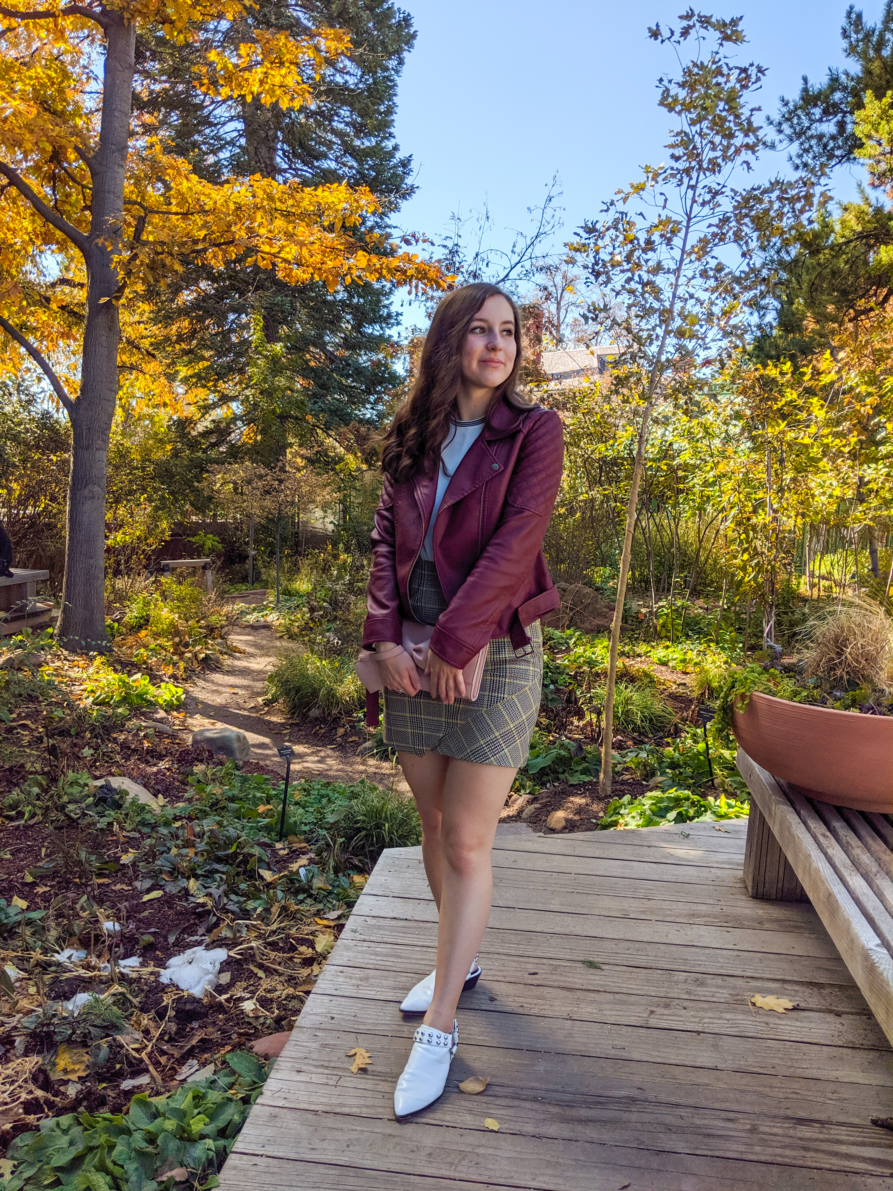 curly hair, fall outfit, Denver fashion blogger, college fashion