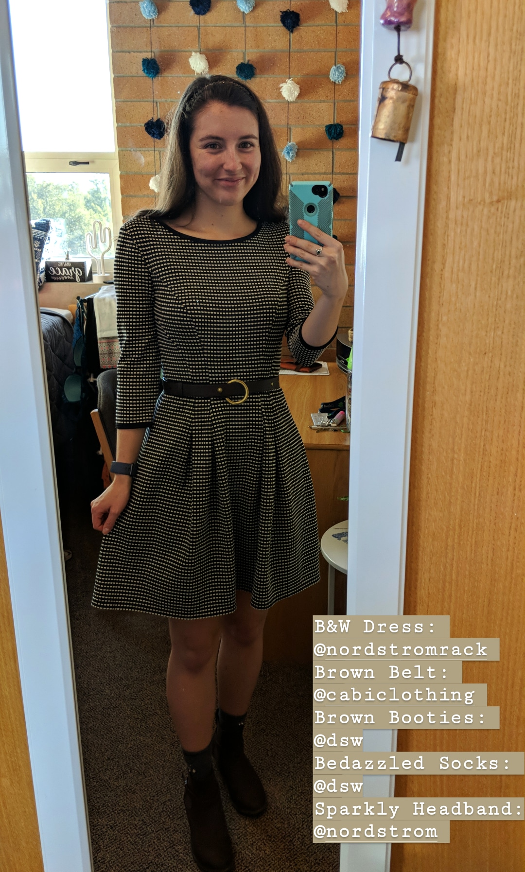 vintage dress, old fashioned, black and white, girly