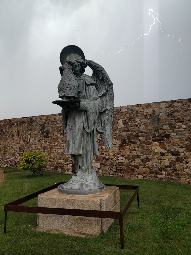 Gaudi's Palace, Astorga, Spain, lightning bolt