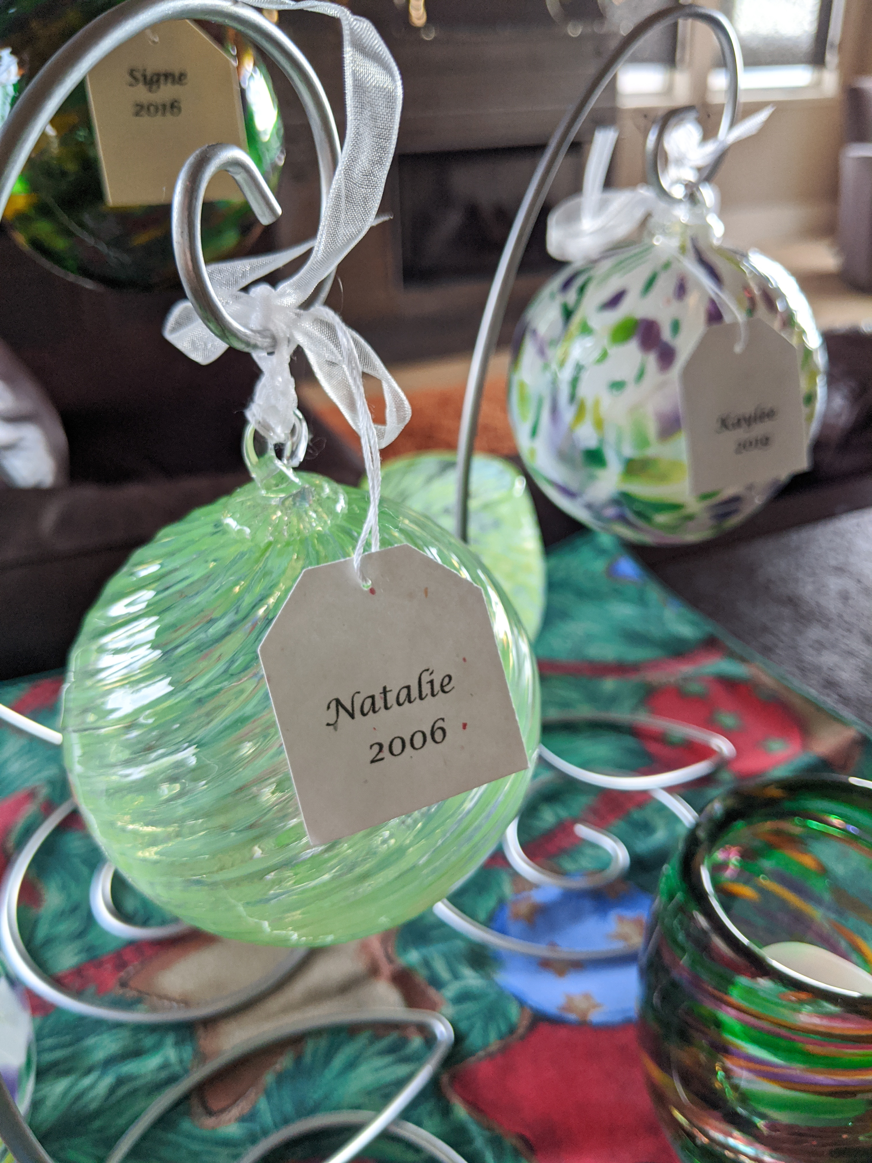 Christmas ornaments, gifts that give back