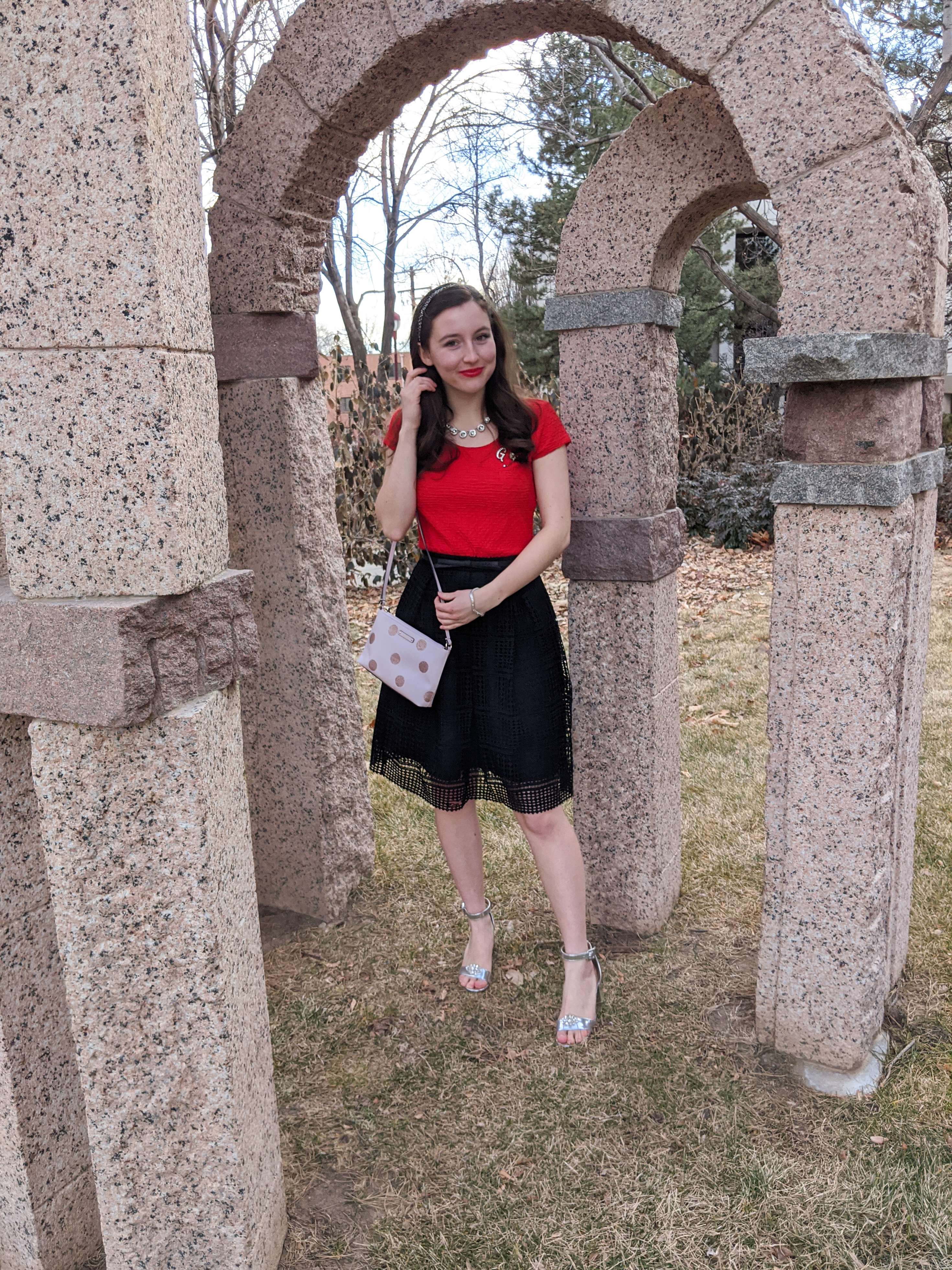 red and pink clothing, Valentine's Day, V-Day look