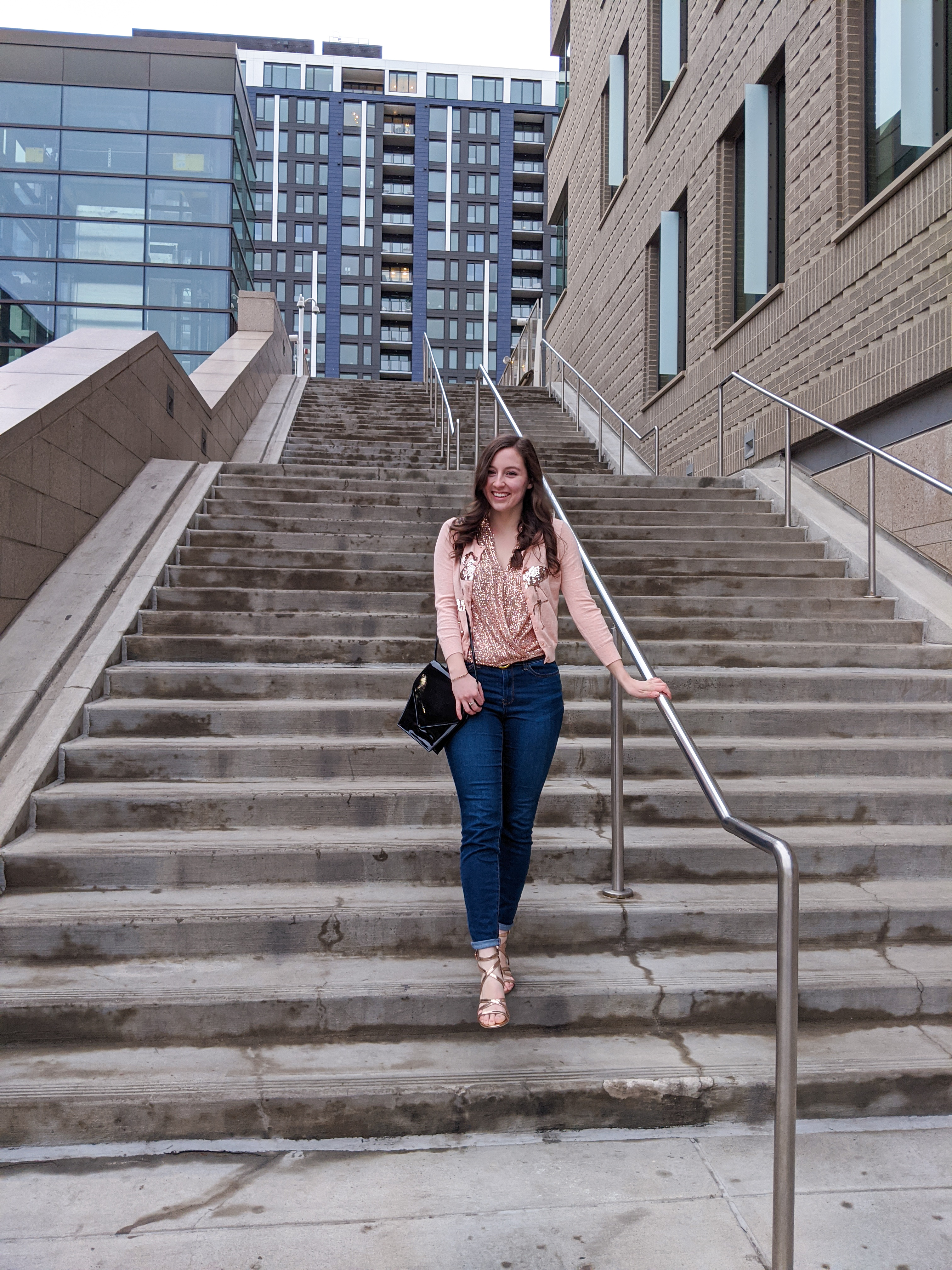 rose gold sparkles, Denver blogger, affordable fashion, self-love