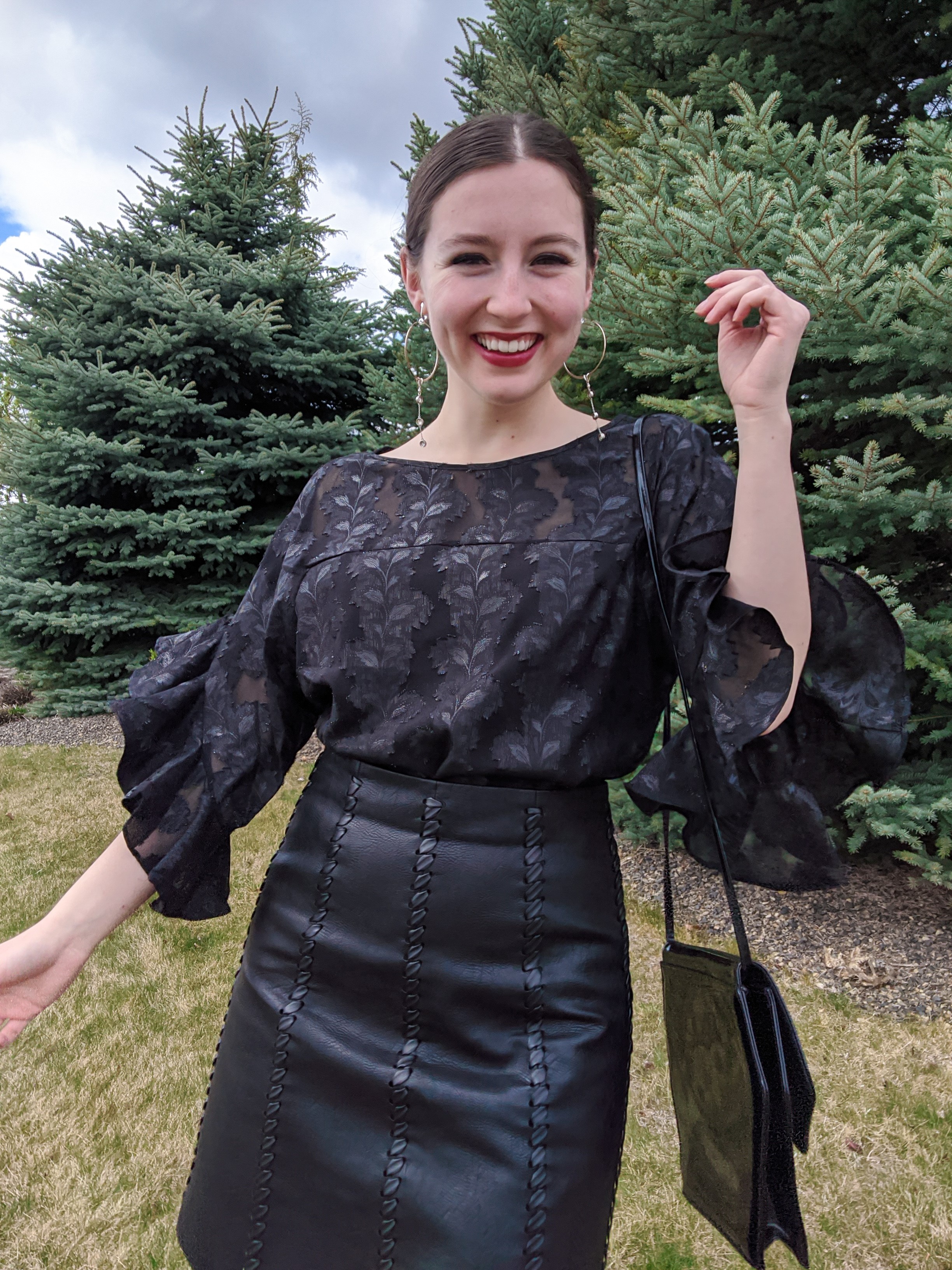 Jane Sloan style, the bold type, freeform