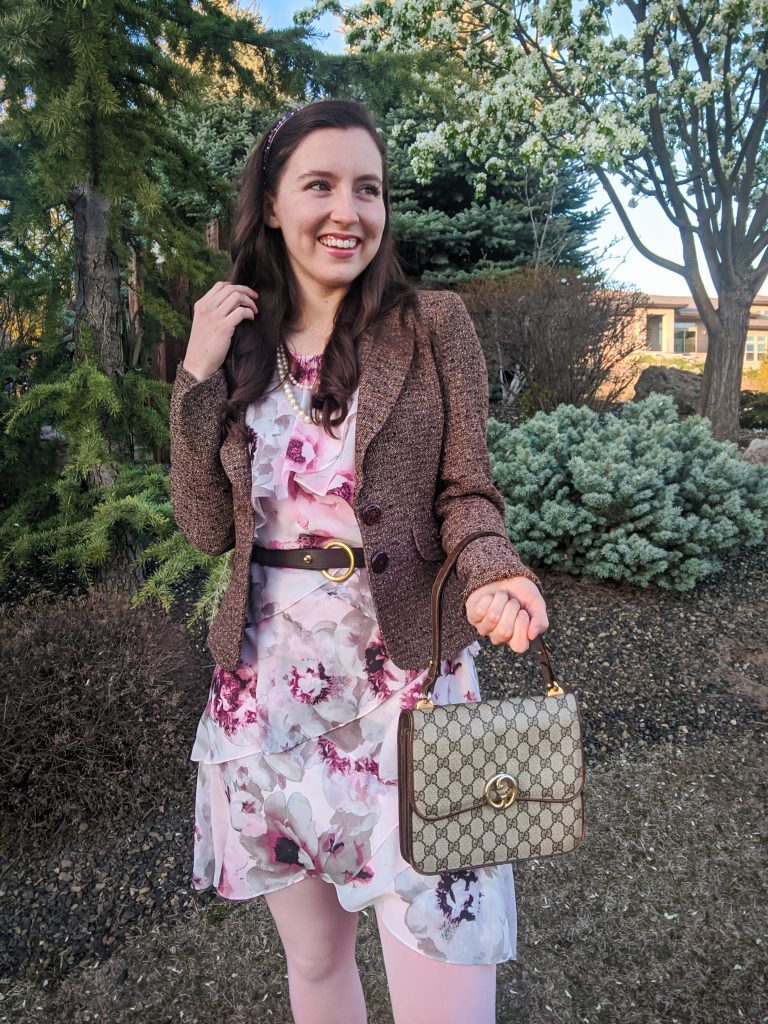 gossip girl style, gossip girl series, pink floral dress