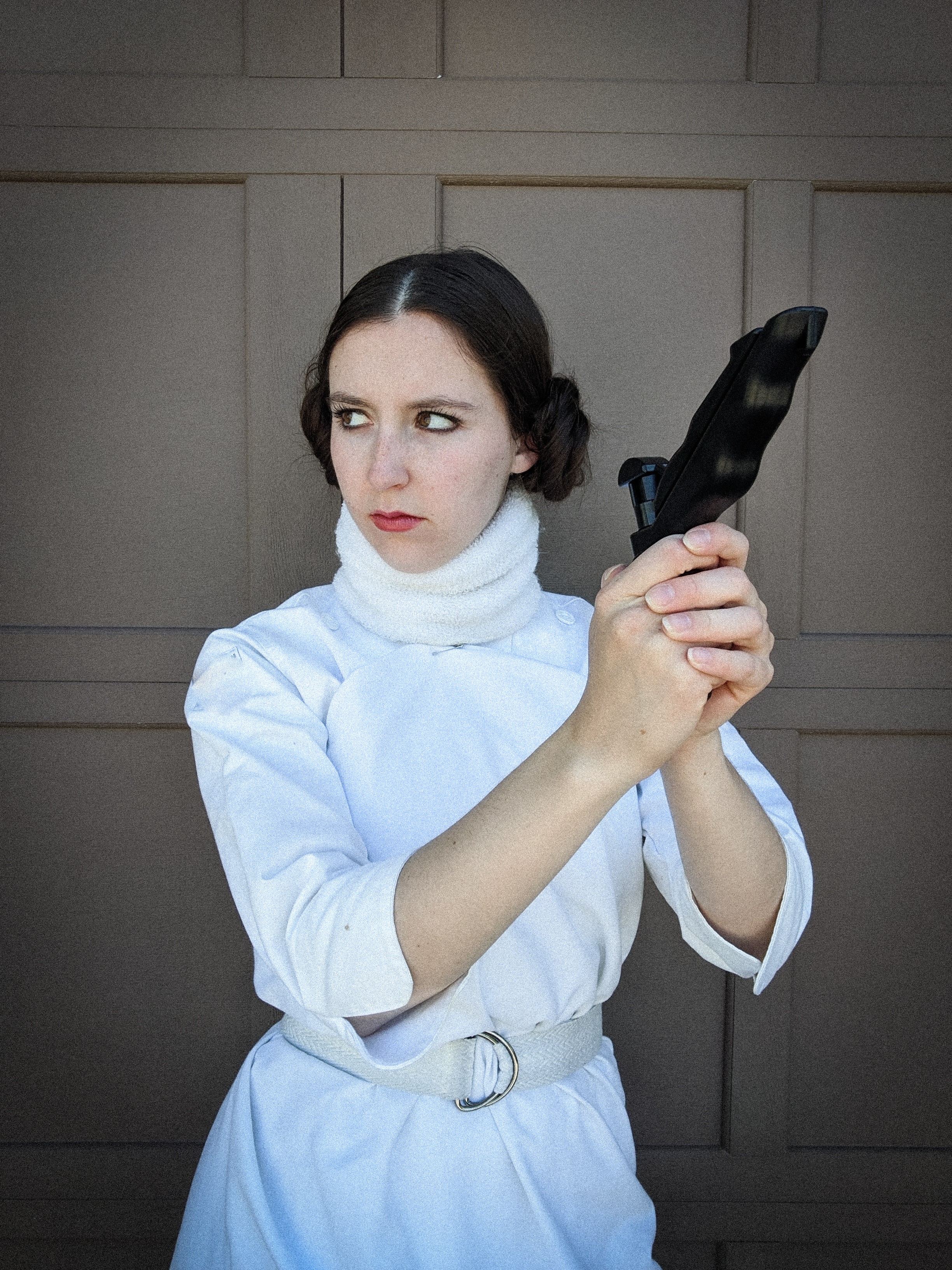 Princess Leia costume, quarantine activities, homemade costume