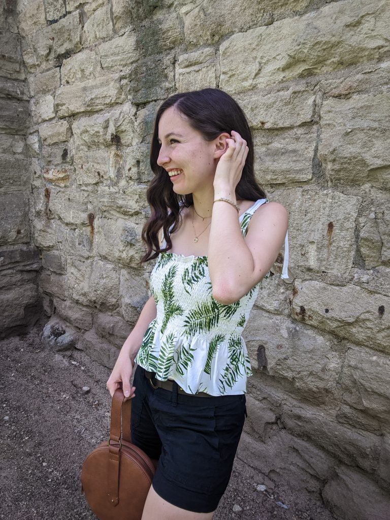 palm-print-smocked-top-tank-top-summer-outfit