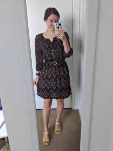 brown-dress-charming-charlie-yellow-shoes-soul-society