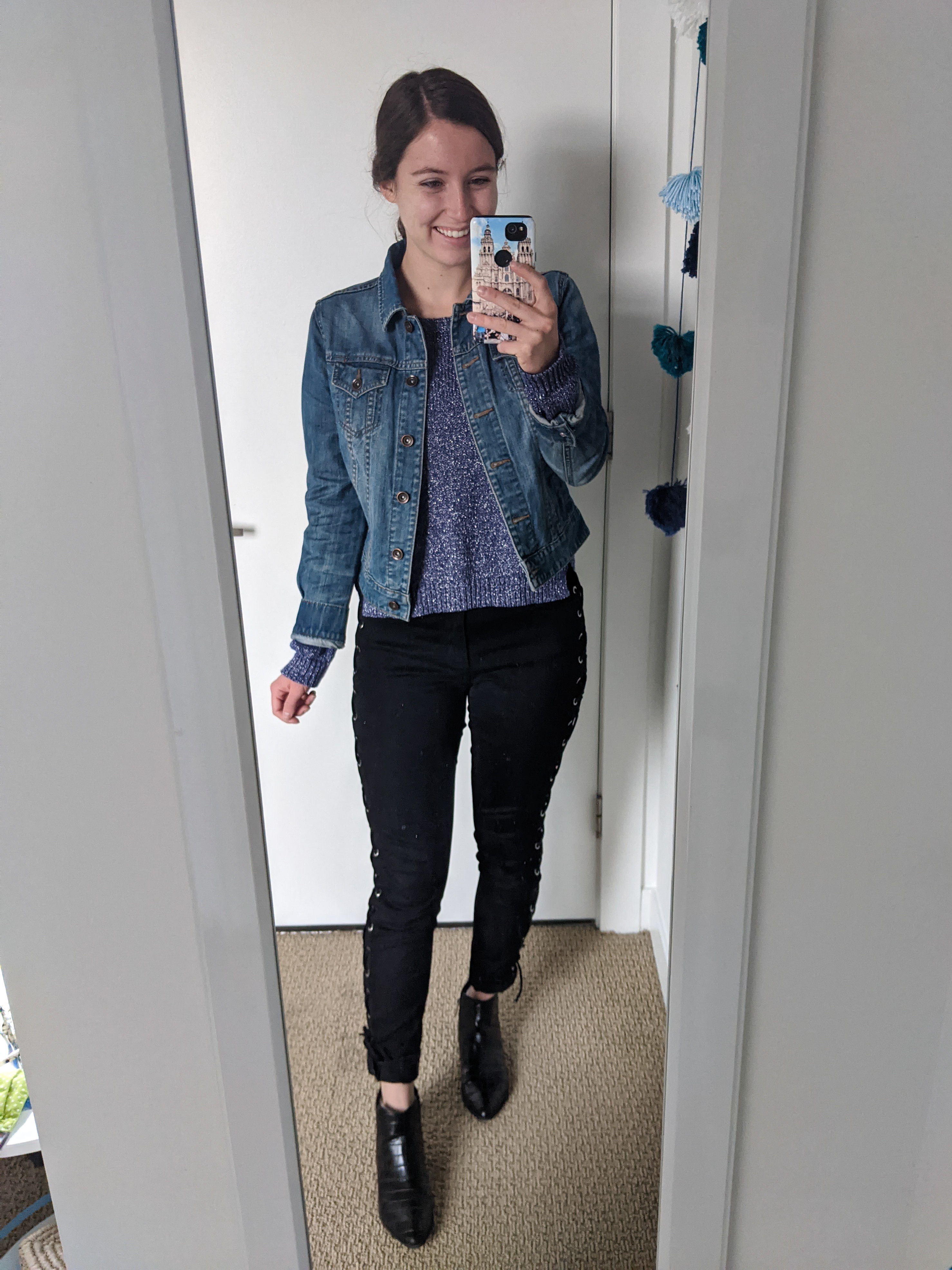 hand-me-down-thrifted-laceup-pants-purple-sweater