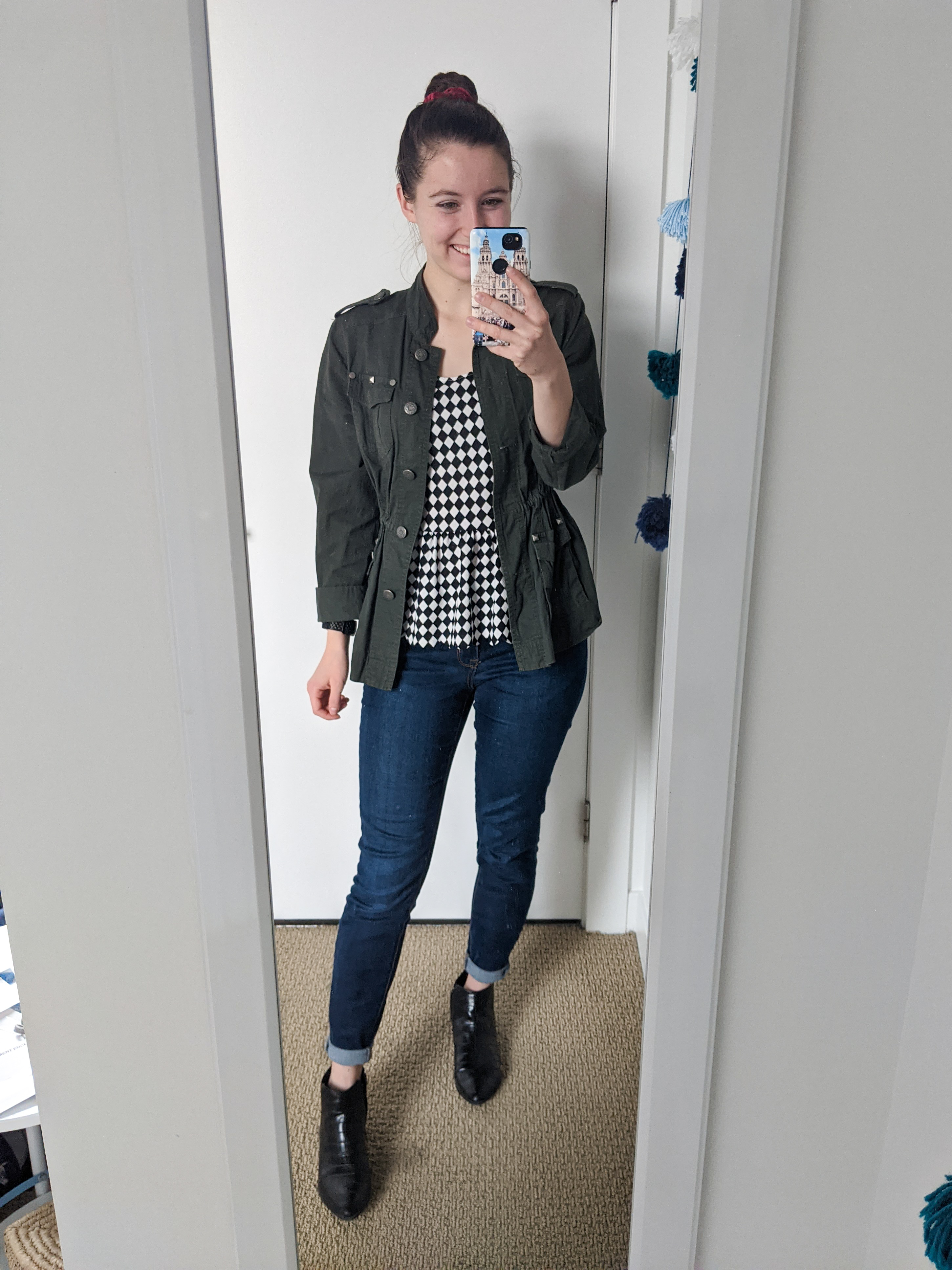 college-style-utility-jacket-checkered-peplum-booties