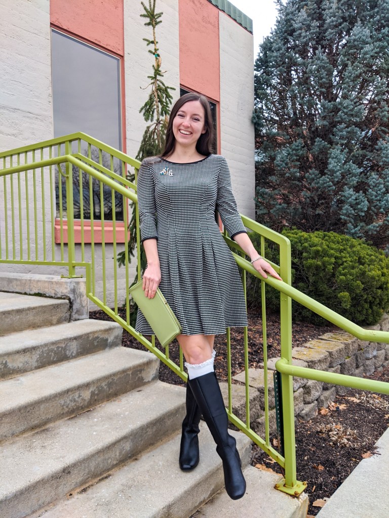 old-fashioned-style-white-knee-socks-thrifted-purse-leather-clutch