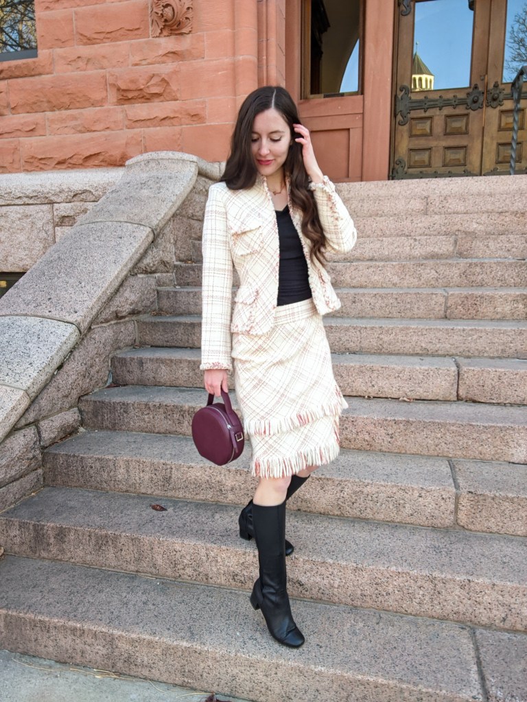 black-boots-tweed-suit-name-necklace