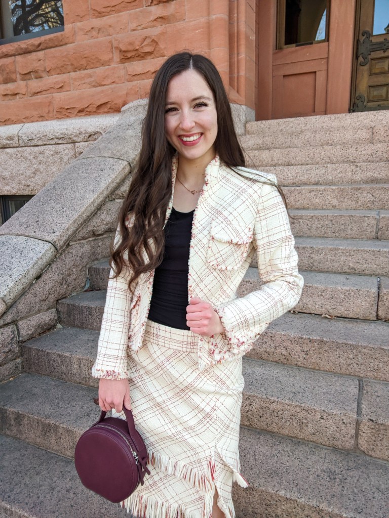 blazer-skirt-workwear-thrifted-suit-anne-klein