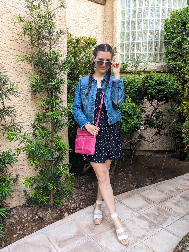 white-sandals-dolce-vita-pink-italian-purse