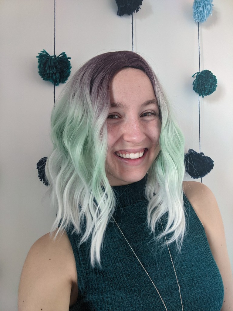 green-wig-st-patrick's-day-dyed-hair