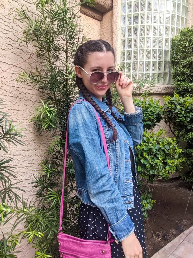 jean-jacket-spring-outfit-aviators-french-braids