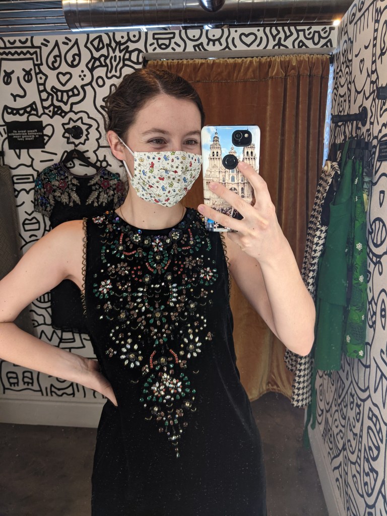 bedazzled-rhinestones-velvet-dress-80s-style