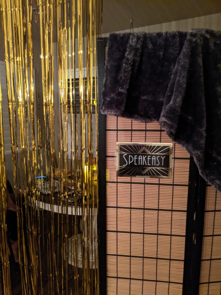 21st-birthday-pandemic-style-birthday-gold-streamers