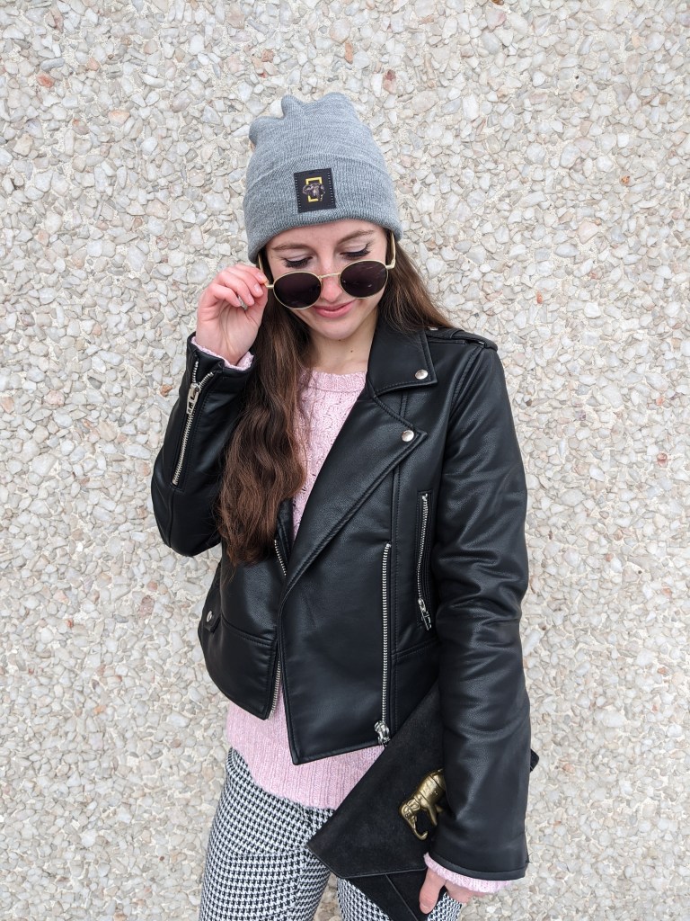 leather-jacket-grey-beanie-round-sunglasses