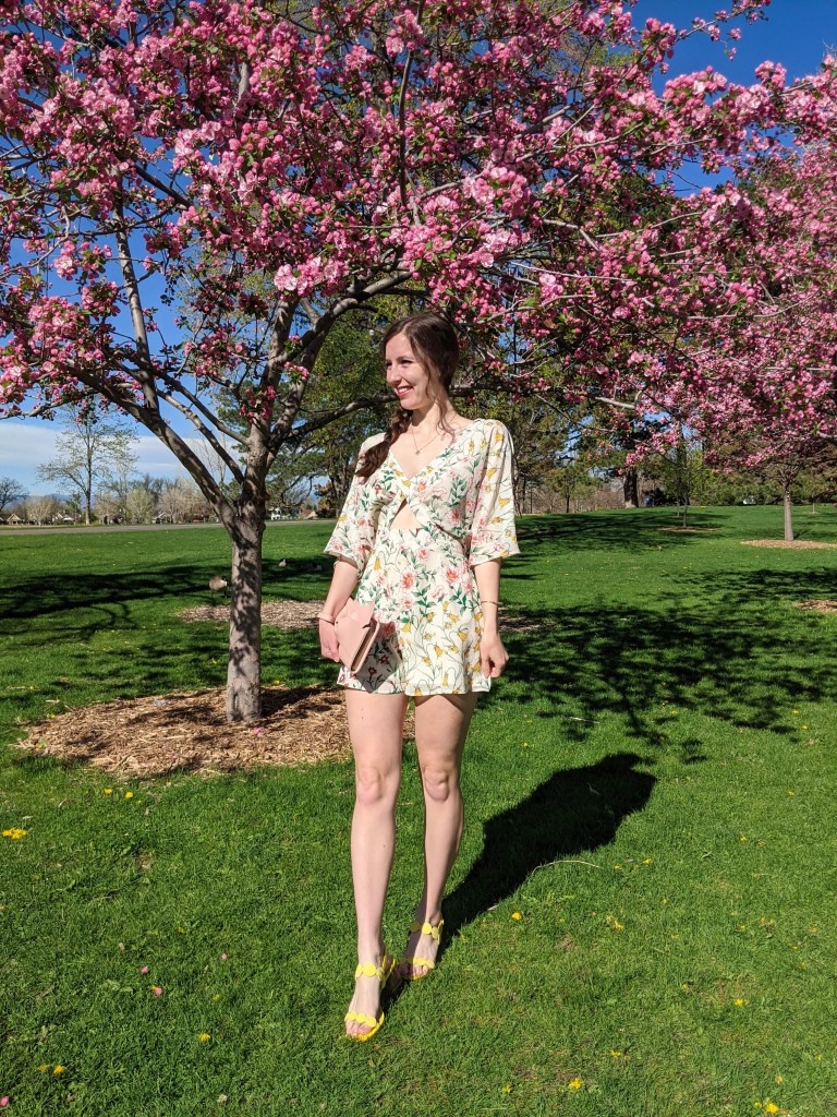 floral-romper-consignment-flutter-sleeves-yellow-sandals