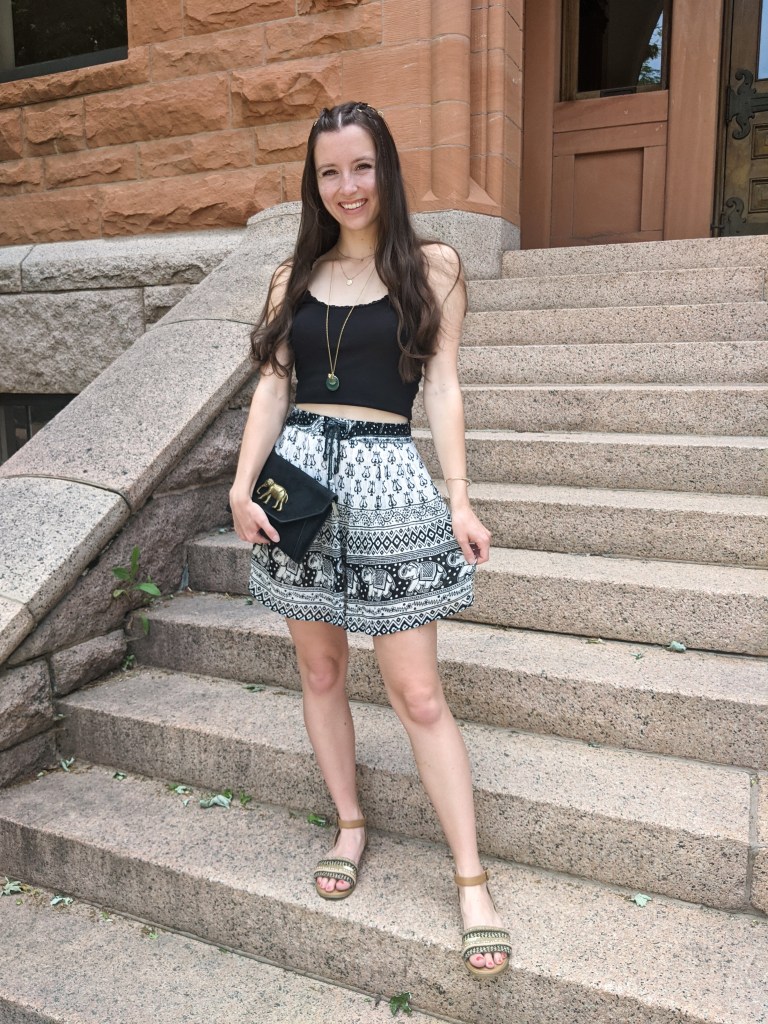 black-tank-printed-skirt-boho-style