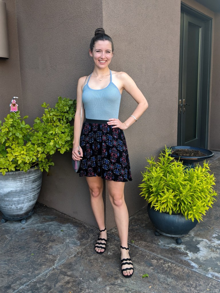 blue-bodysuit-printed-skirt-nordstrom-rack