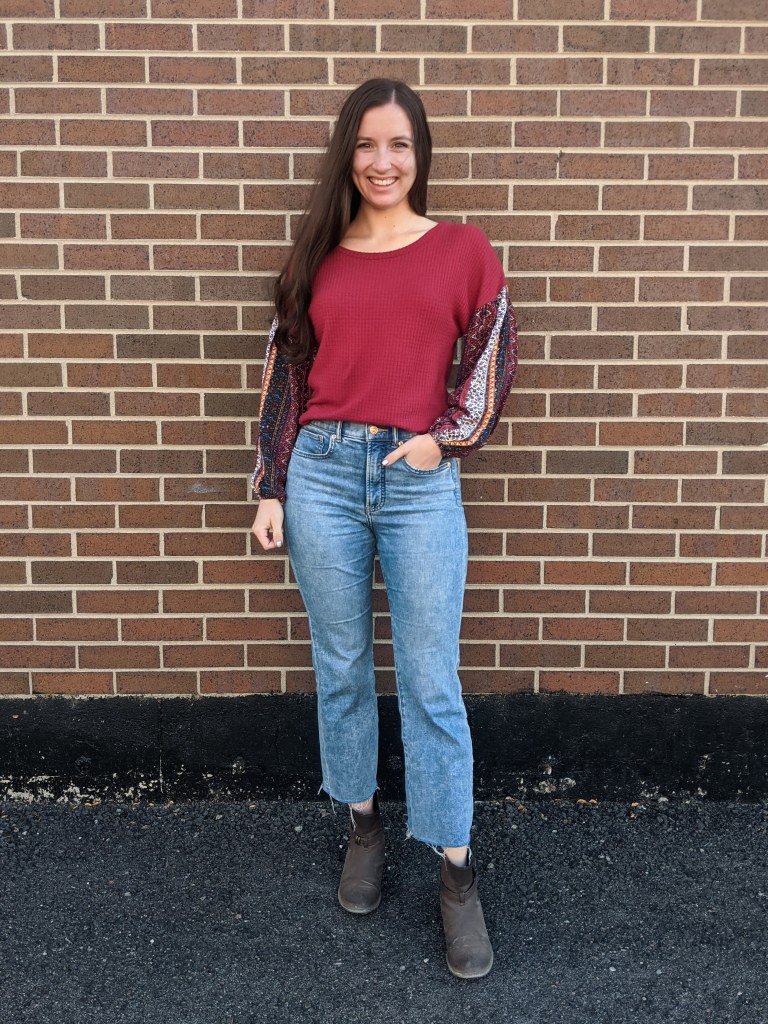 francescas-cropped-flared-jeans-express-brown-booties
