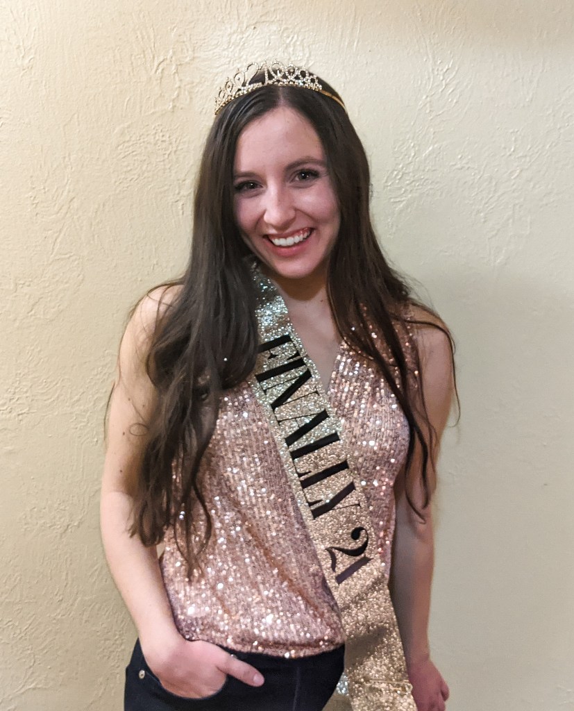 finally-21-sash-tiara-birthday-party-rose-gold-sequins