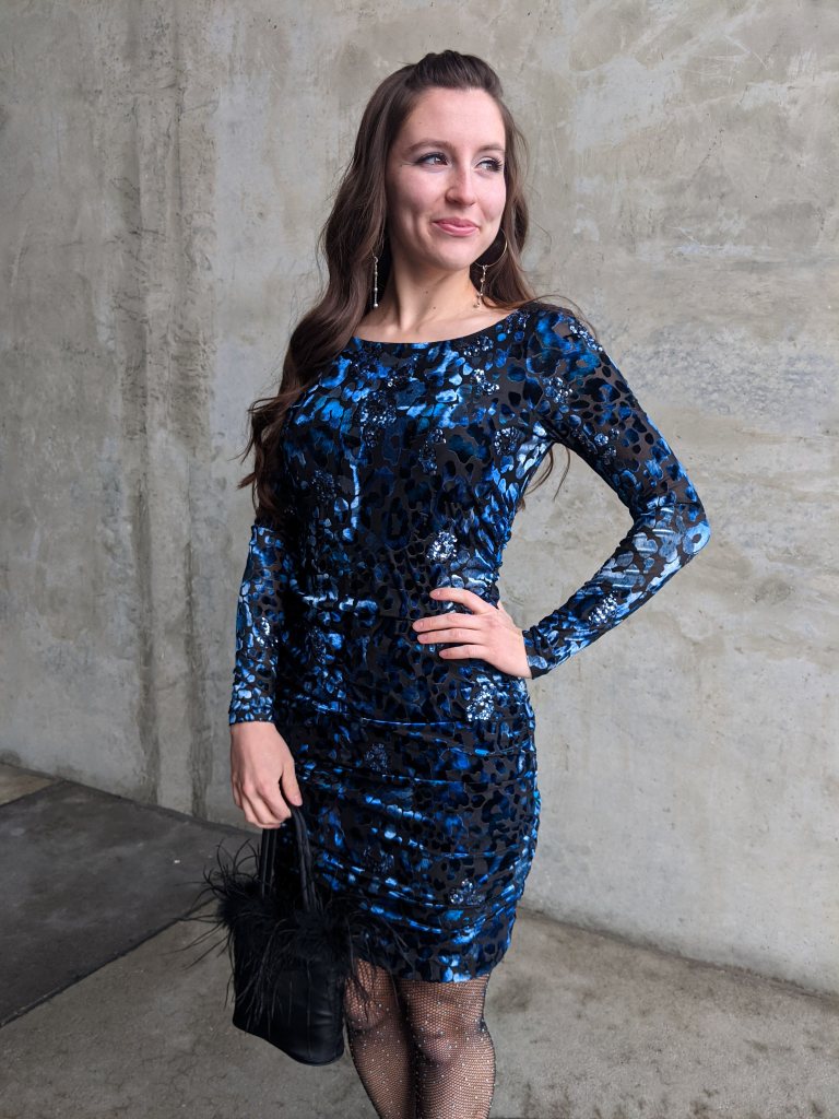 new-years-eve-blue-dress-long-sleeves