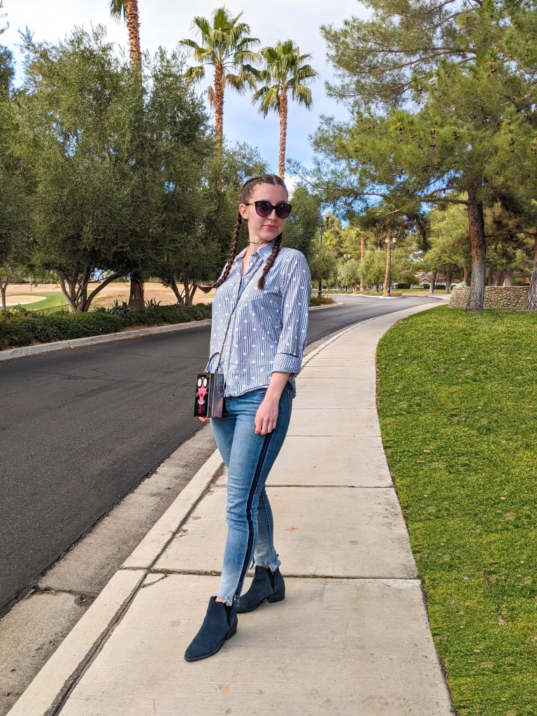 college-fashion-blogger-dutch-braids-tuxedo-stripe-jeans