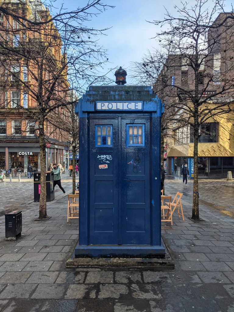 blue-police-booth-glasgow-doctor-who